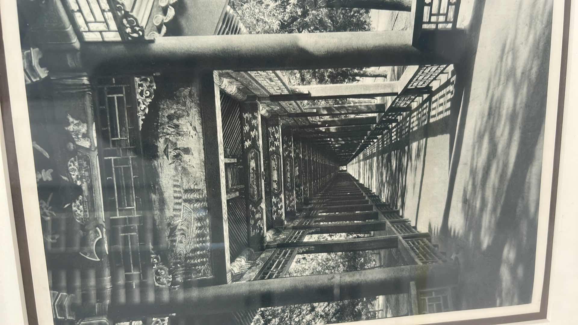 Photo 1 of ORIGINAL PHOTOGRAPH BY DONALD MENNIE "THE LONG GALLERY- SUMMER PALACE FRAMED ARTWORK 13 1/2” x 16 1/2”