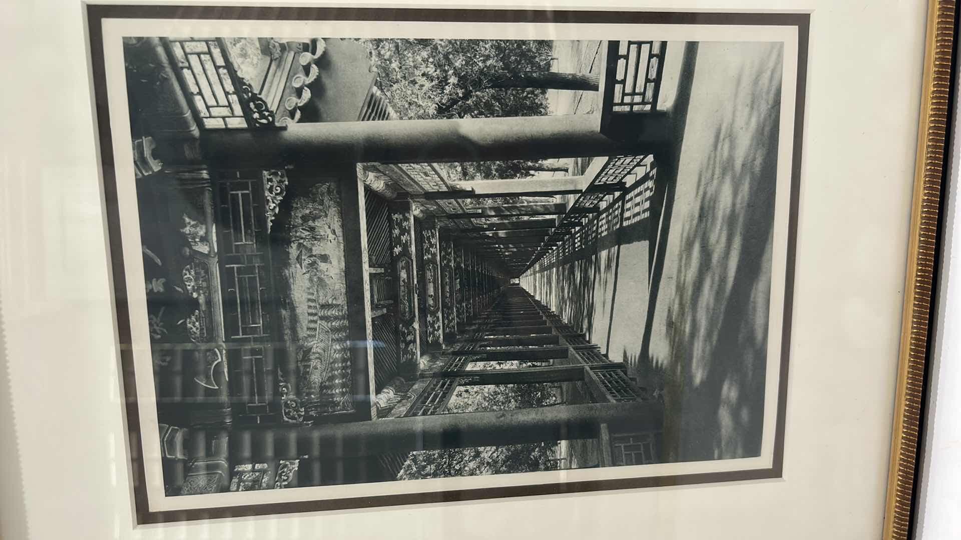 Photo 1 of ORIGINAL PHOTOGRAPH BY DONALD MENNIE "THE LONG GALLERY- SUMMER PALACE FRAMED ARTWORK 13 1/2” x 16 1/2”