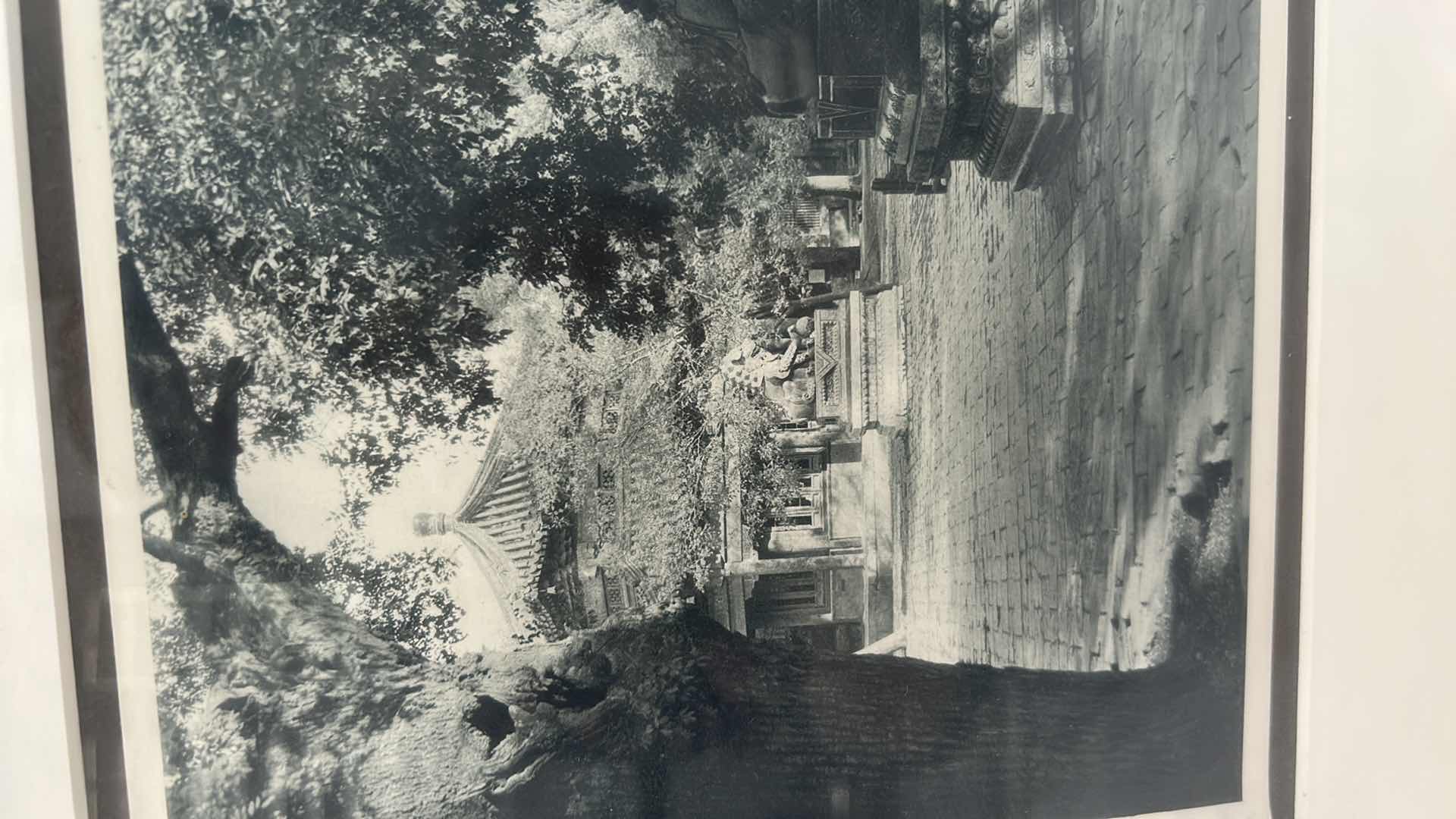Photo 3 of ORIGIANL PHOTO BY DONALD MENNIE "COURTYARD OF THE LAMA TEMPLE" FRAMED ARTWORK