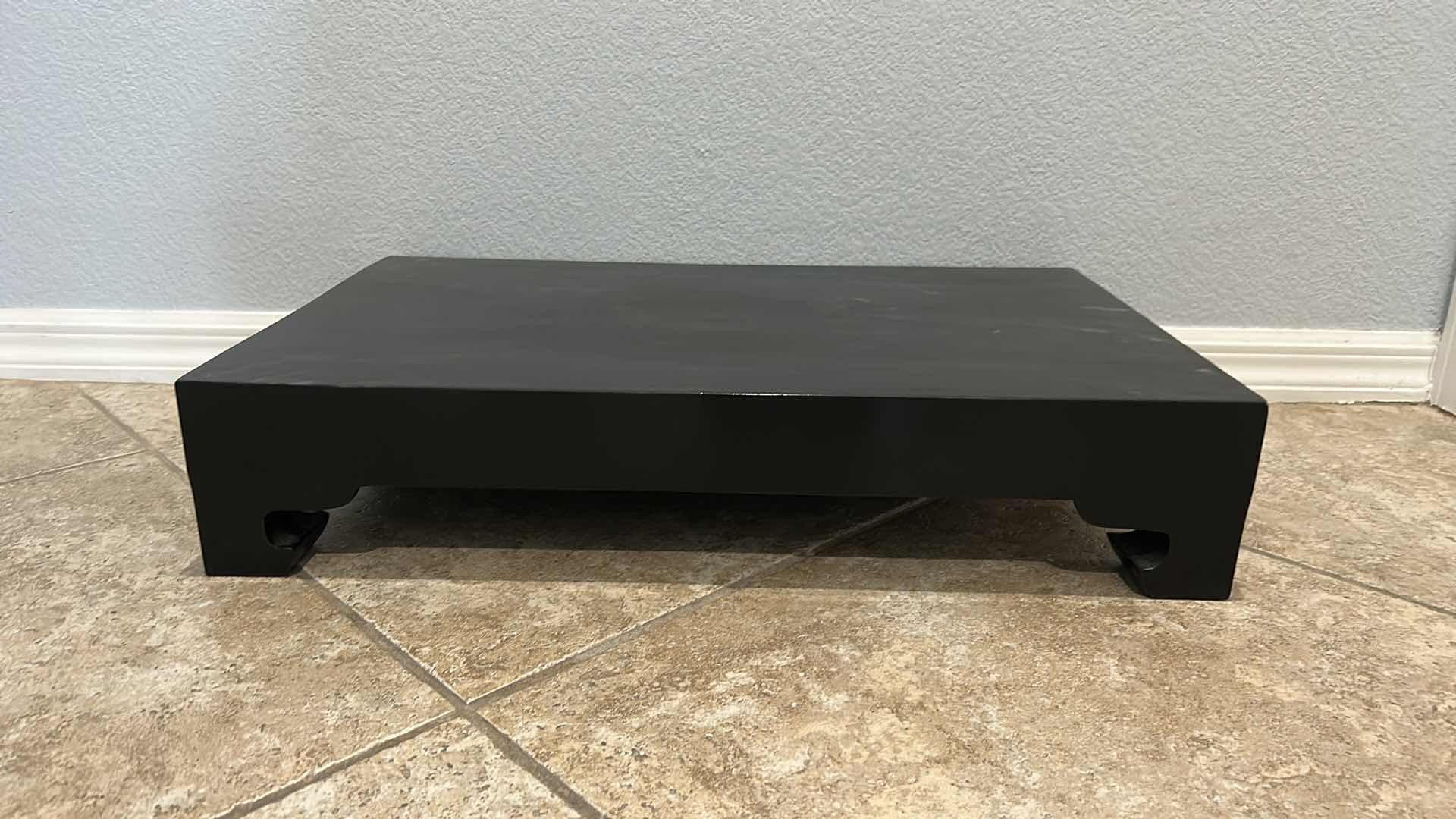 Photo 1 of RAISED LACQUER TRAY/STAND 26“ x  16“ x 5 1/2“