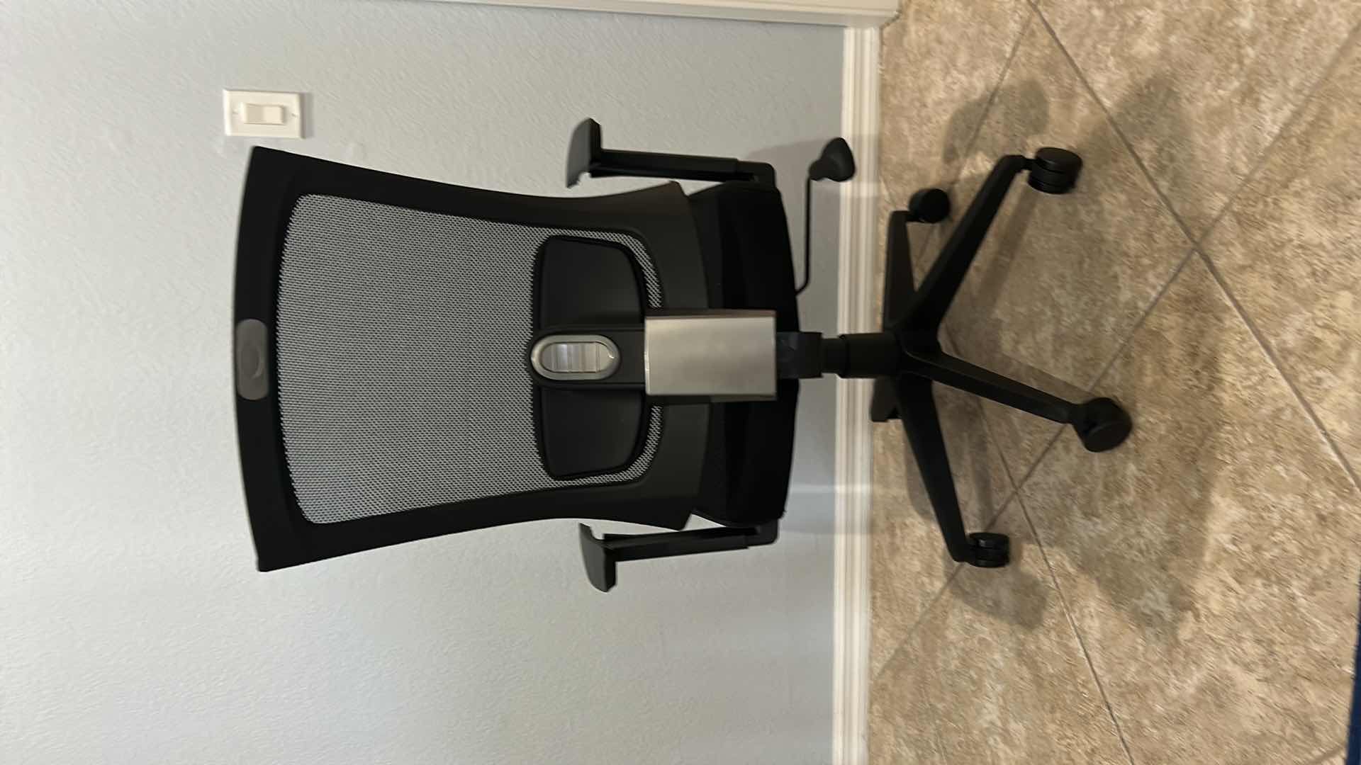 Photo 1 of EXECUTIVE OFFICE CHAIR, ADJUSTABLE ON WHEELS WITH LUMBAR SUPPORT 