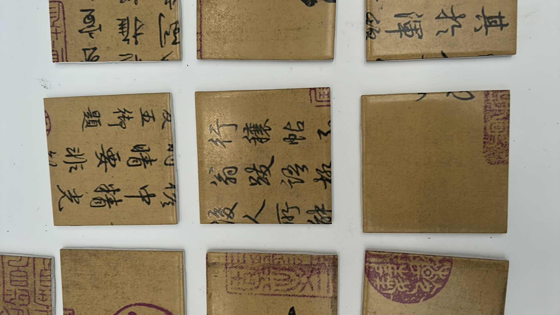 Photo 6 of 20 -  4” x 4” CERAMIC CHINESE TILE PIECES