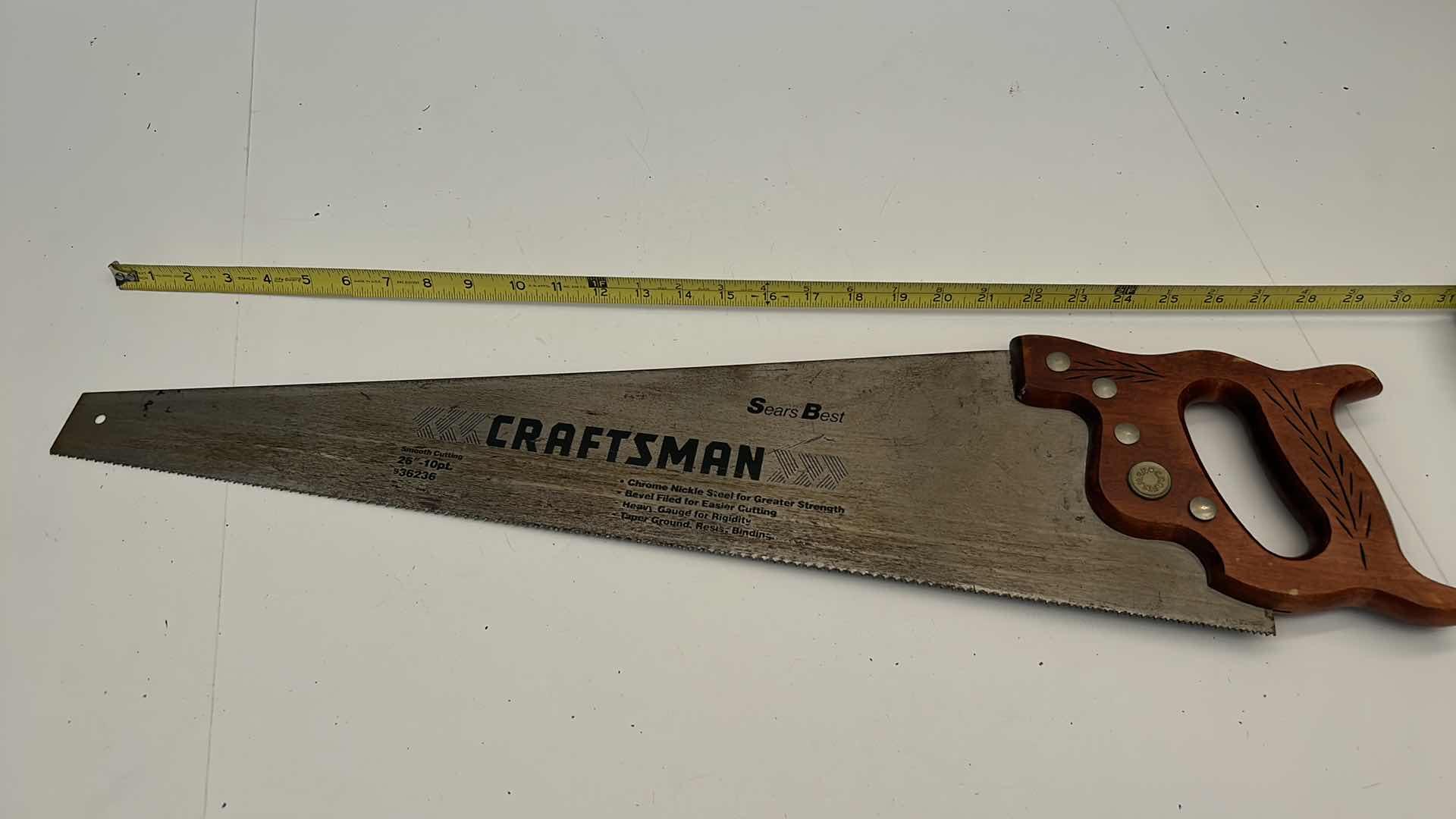 Photo 5 of TOOLS - 2 SAWS, LONGEST 29"