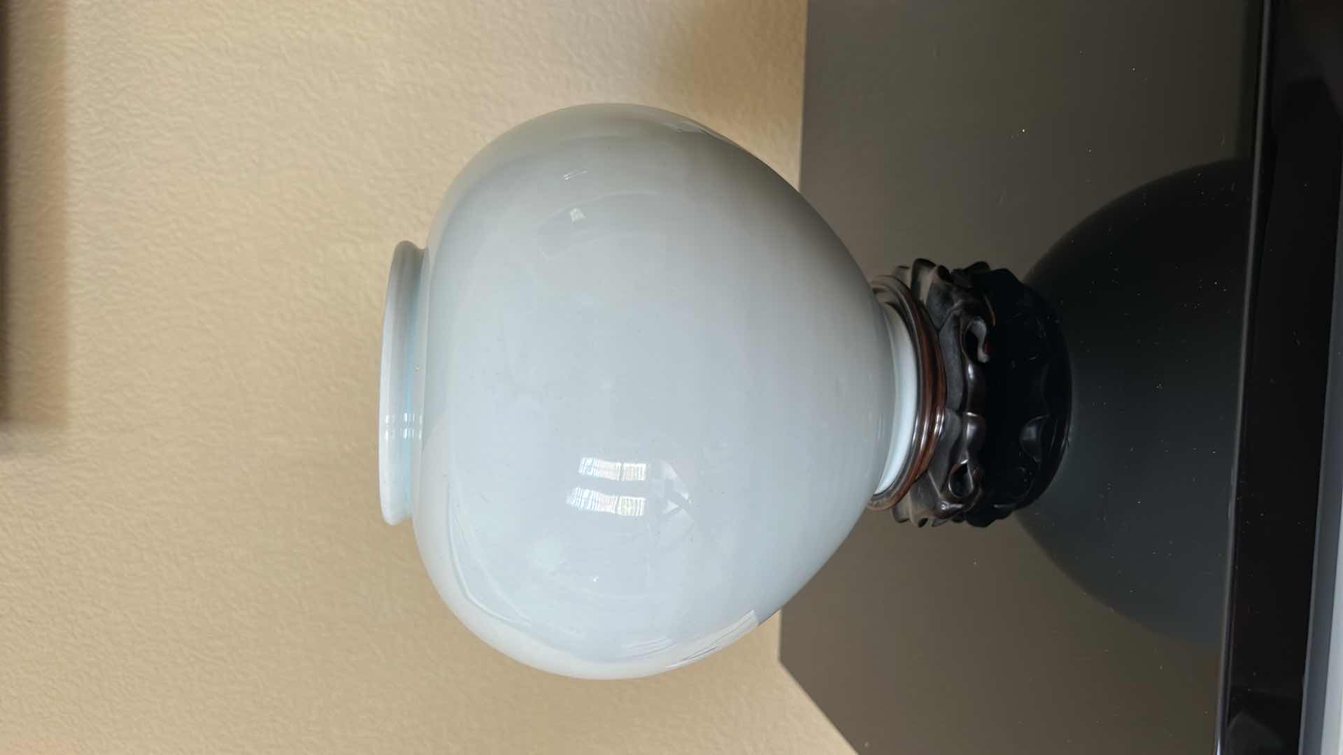 Photo 1 of KOREAN POTTERY WITH STAND 9 1/2” x 8.5”