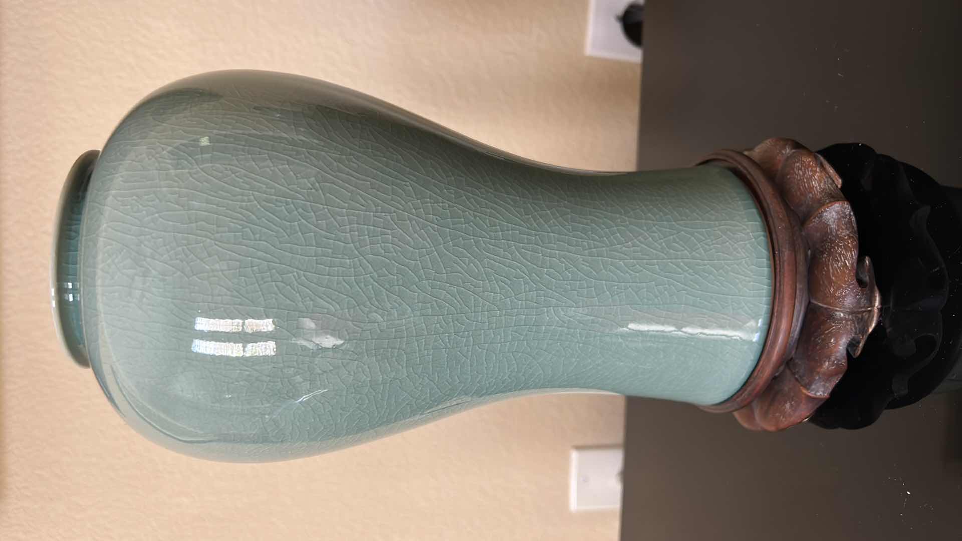 Photo 1 of KOREAN POTTERY WITH STAND  7” x 11"