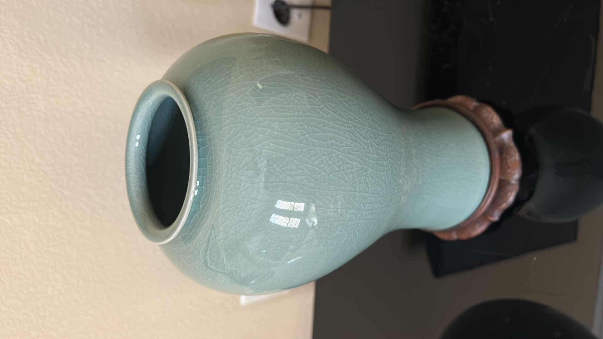 Photo 1 of KOREAN POTTERY WITH STAND  7” x 11"