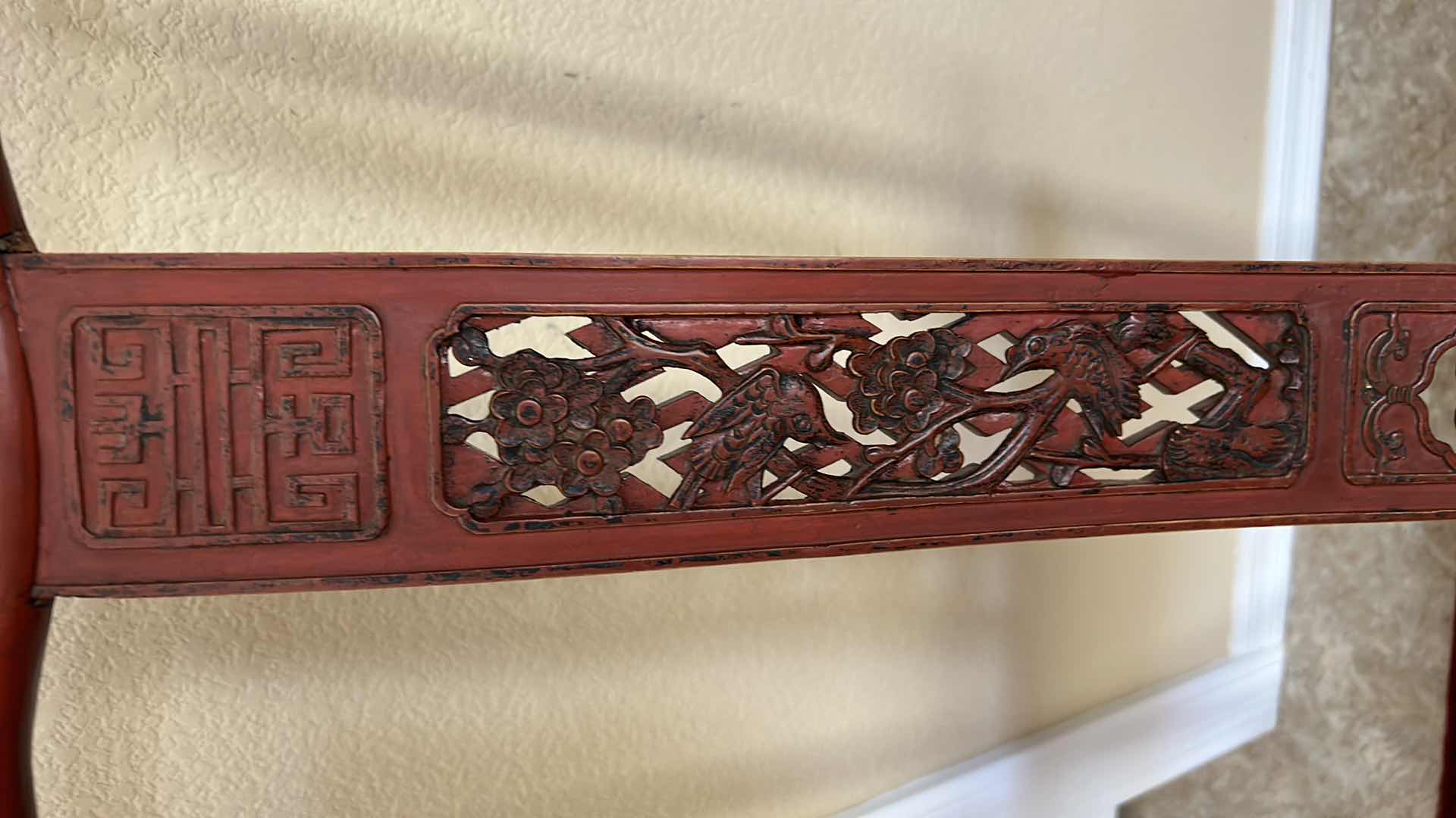 Photo 1 of 1920'S  ANTIQUE - CHINESE FOLDING TRAVELING CHAIR  19” x H40"