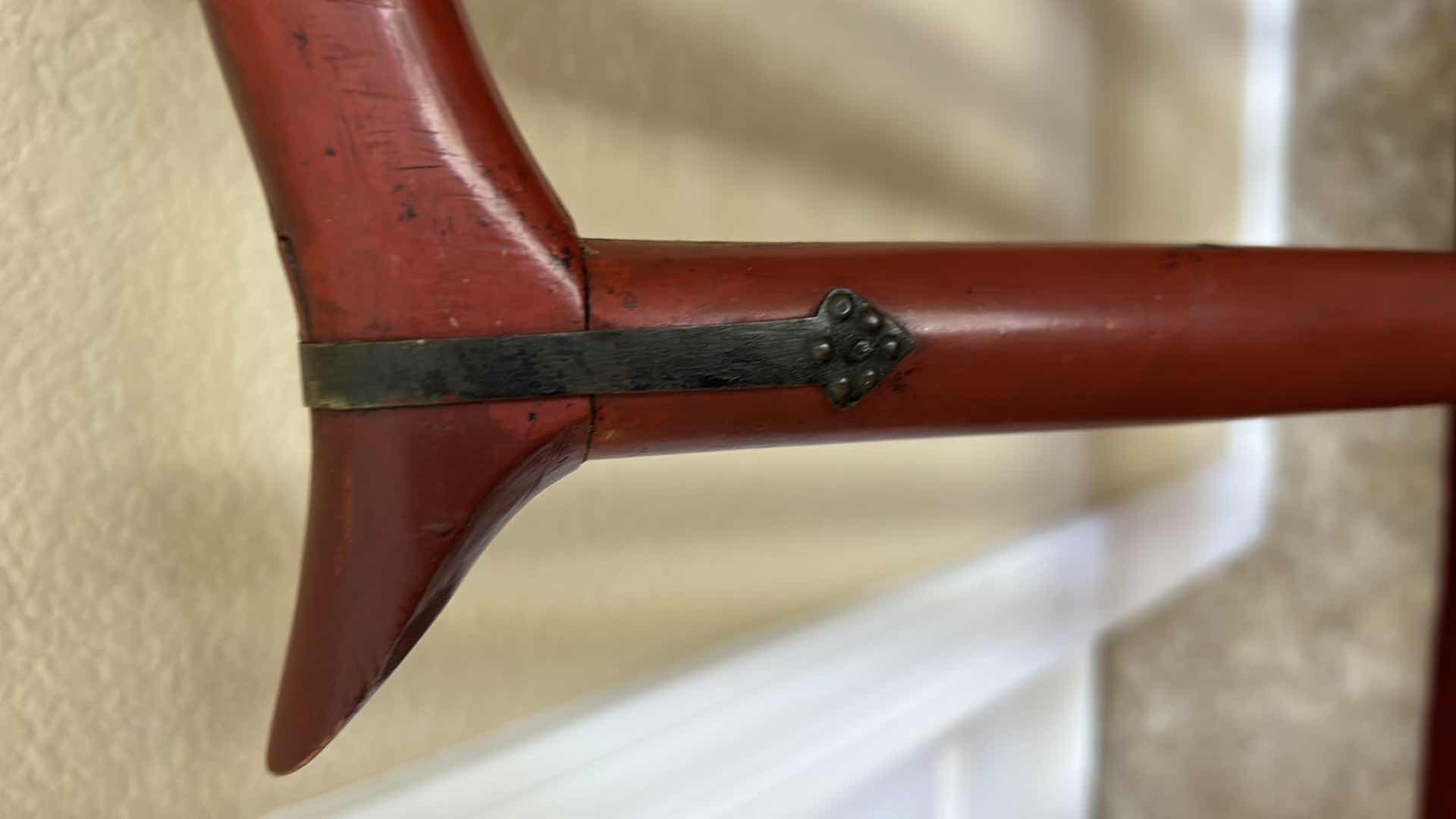 Photo 1 of 1920'S  ANTIQUE - CHINESE FOLDING TRAVELING CHAIR  19” x H40"