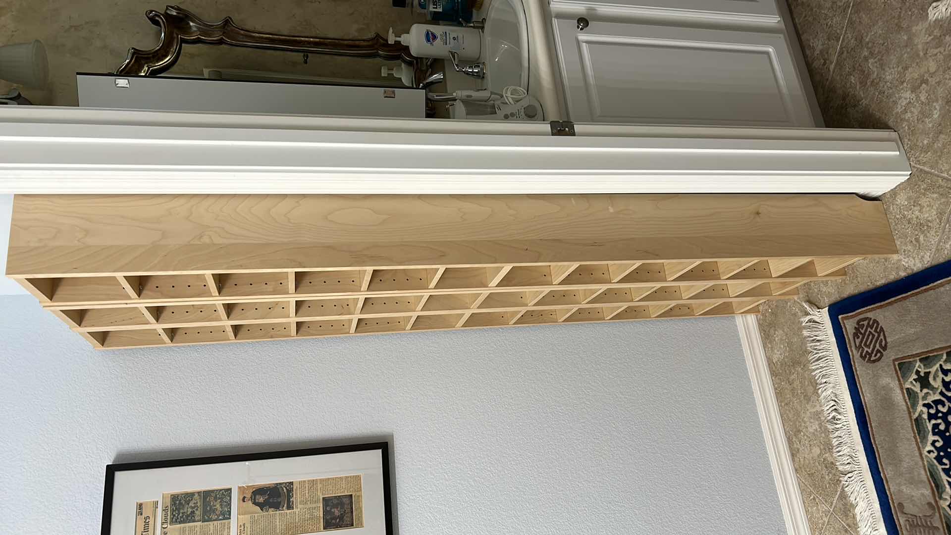 Photo 1 of 3 IKEA THIN SHELVING UNITS  8” x 7” x 80” each