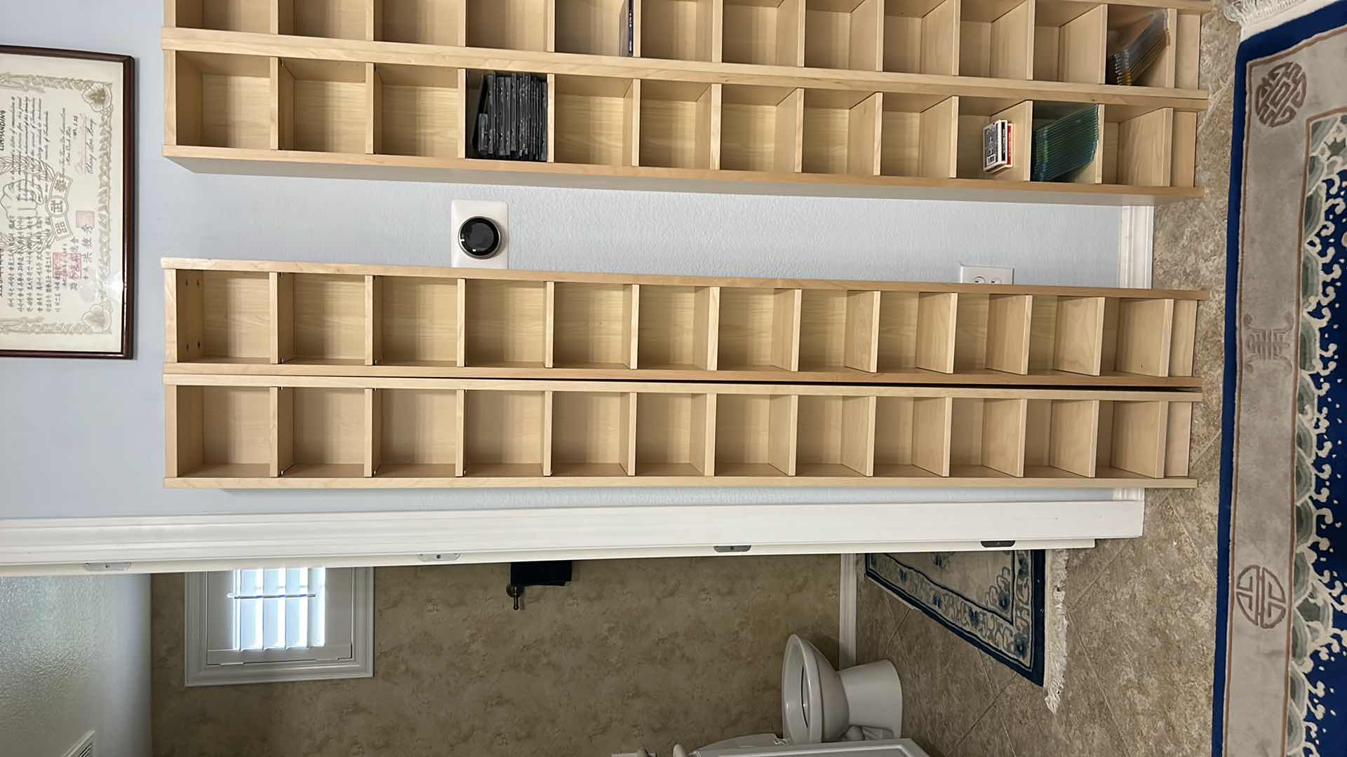 Photo 1 of 2 -  IKEA THIN SHELVING UNITS  8” x 7” x 80” each