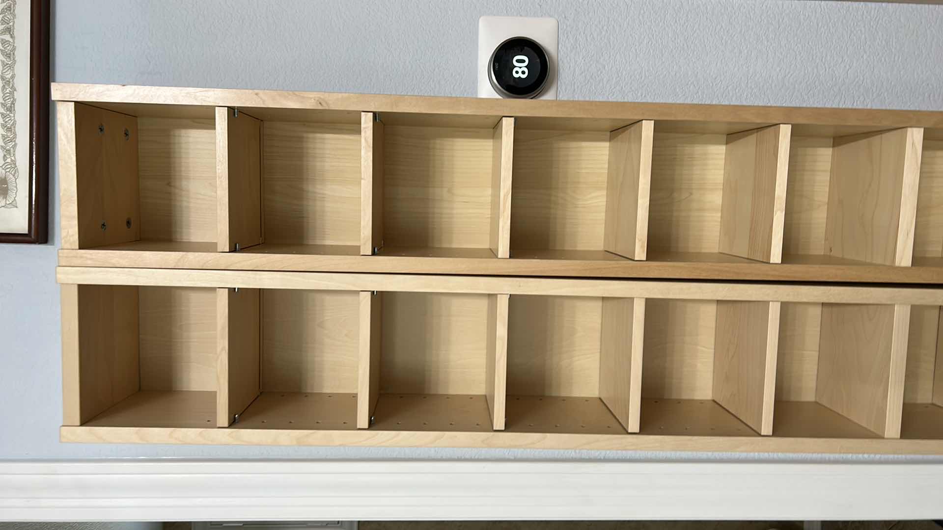 Photo 1 of 2 -  IKEA THIN SHELVING UNITS  8” x 7” x 80” each