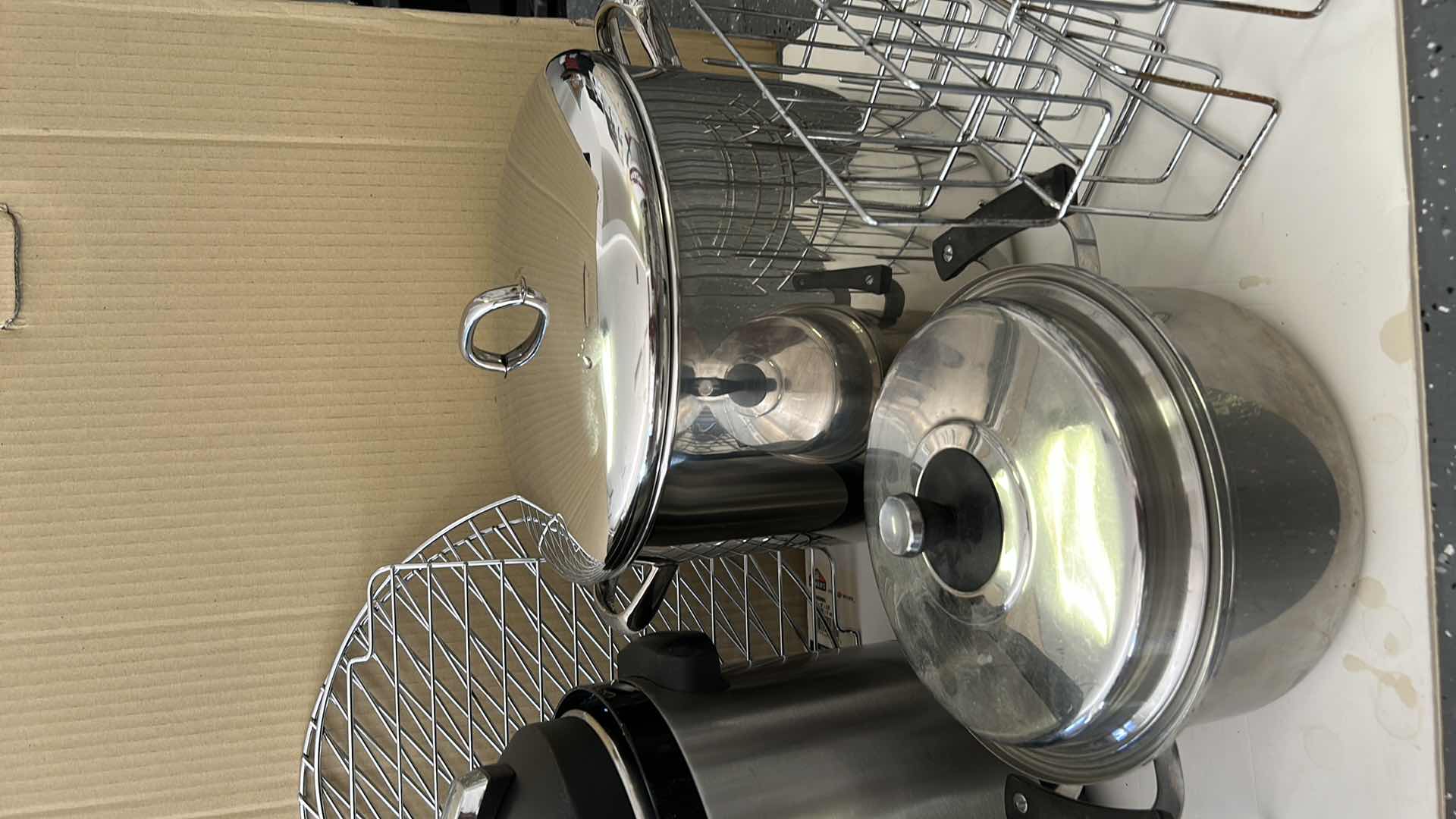 Photo 1 of KITCHEN ITEMS- POTS AND CUISINART PRESSURE COOKER AND MORE