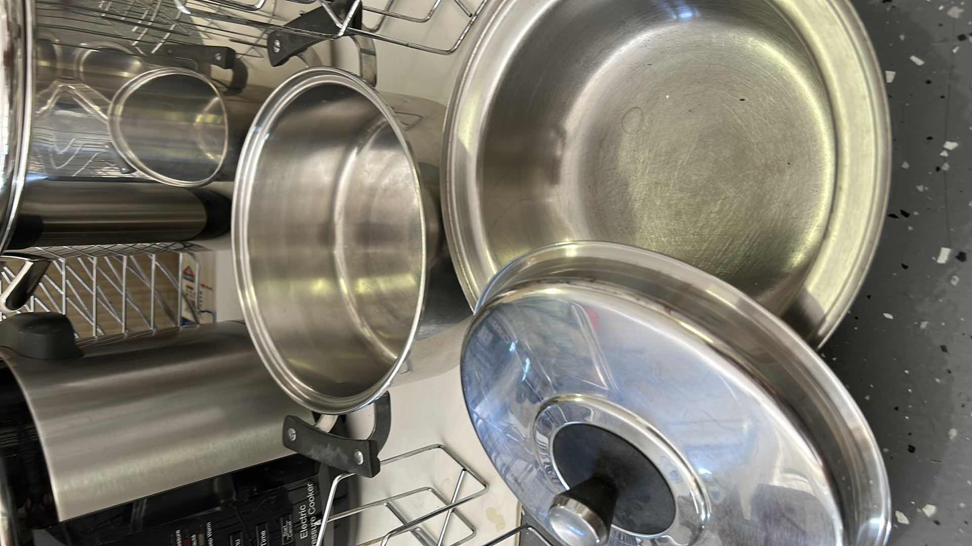 Photo 1 of KITCHEN ITEMS- POTS AND CUISINART PRESSURE COOKER AND MORE