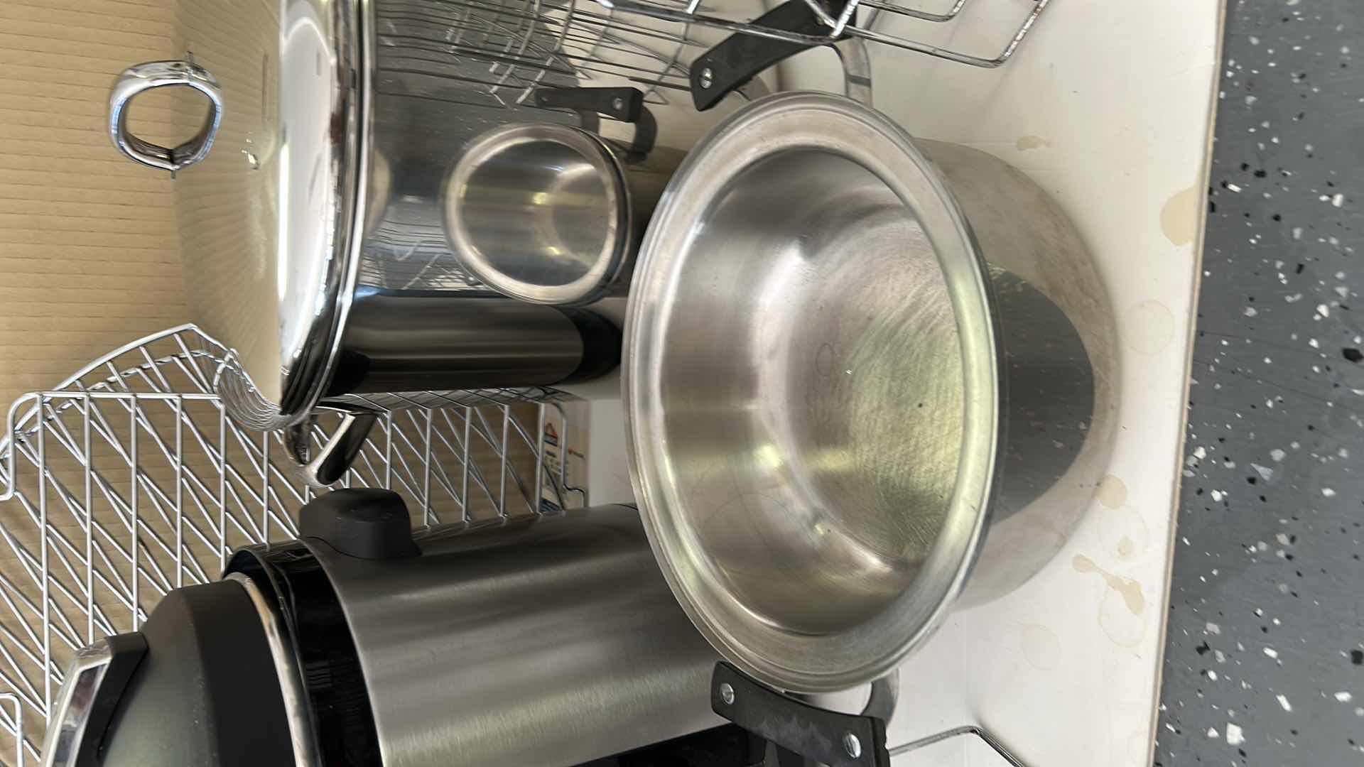 Photo 1 of KITCHEN ITEMS- POTS AND CUISINART PRESSURE COOKER AND MORE