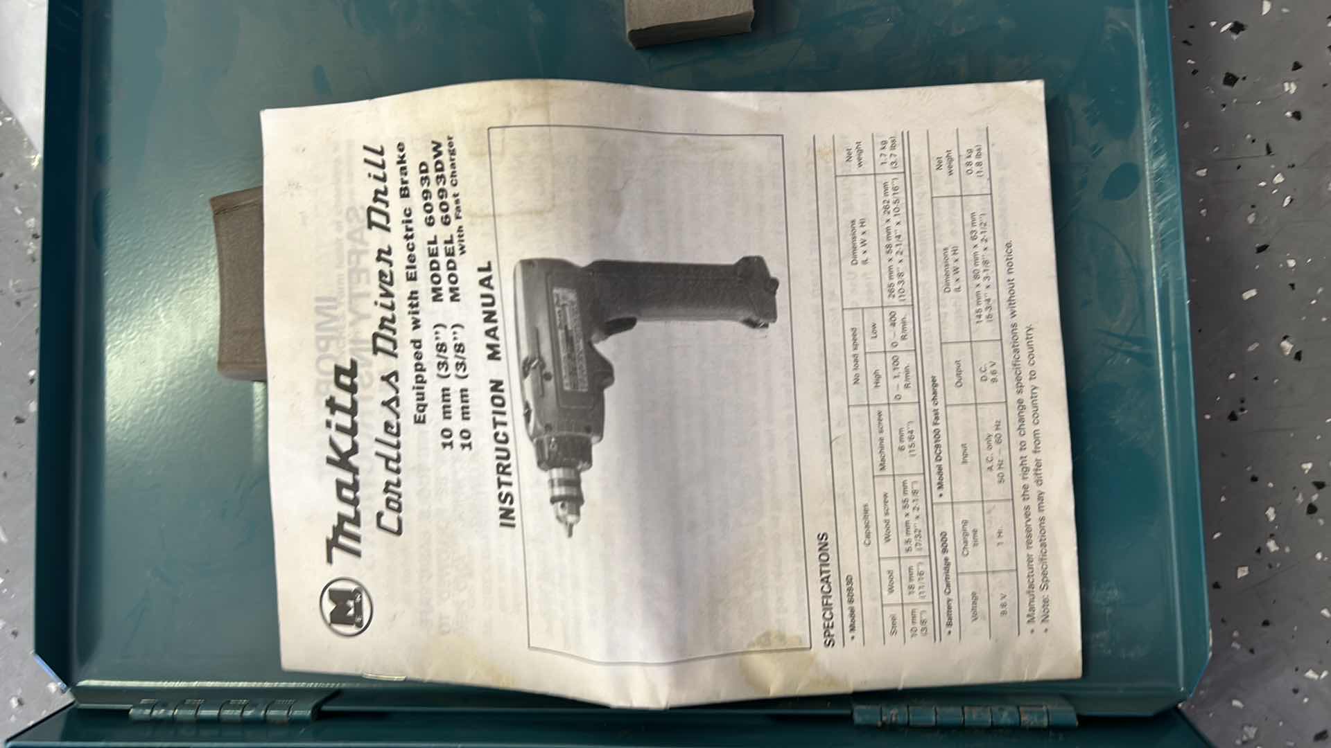 Photo 2 of MAKITA CORDLESS DRIVER DRILL