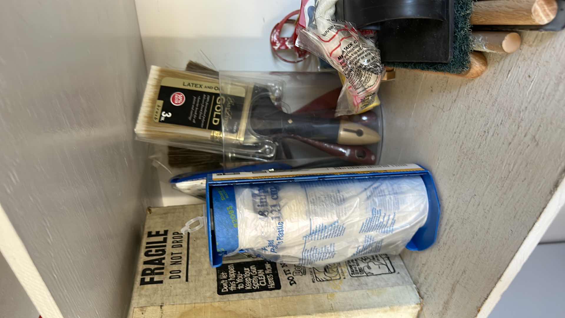 Photo 1 of CONTENTS OF TWO SHELVES IN GARAGE