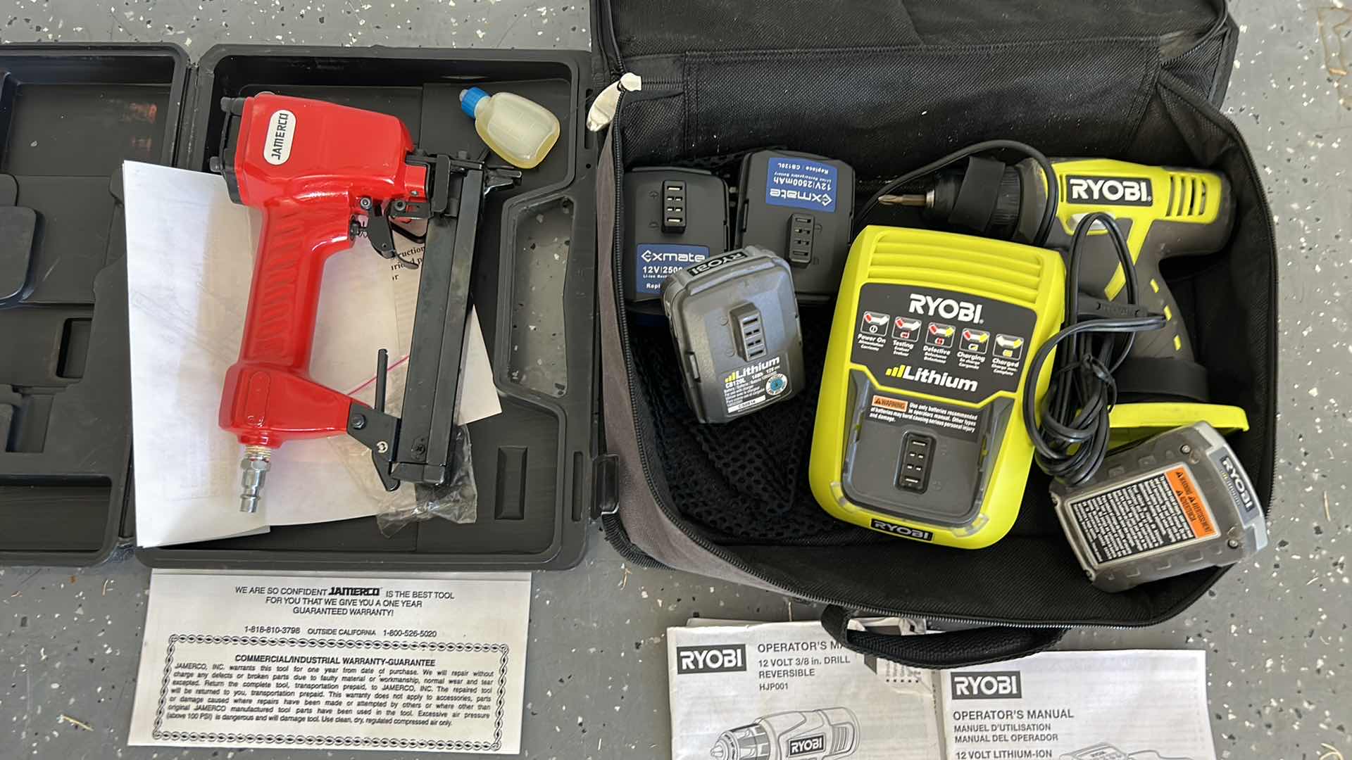 Photo 1 of 2 TOOLS- RYOBI AND JAMERCO