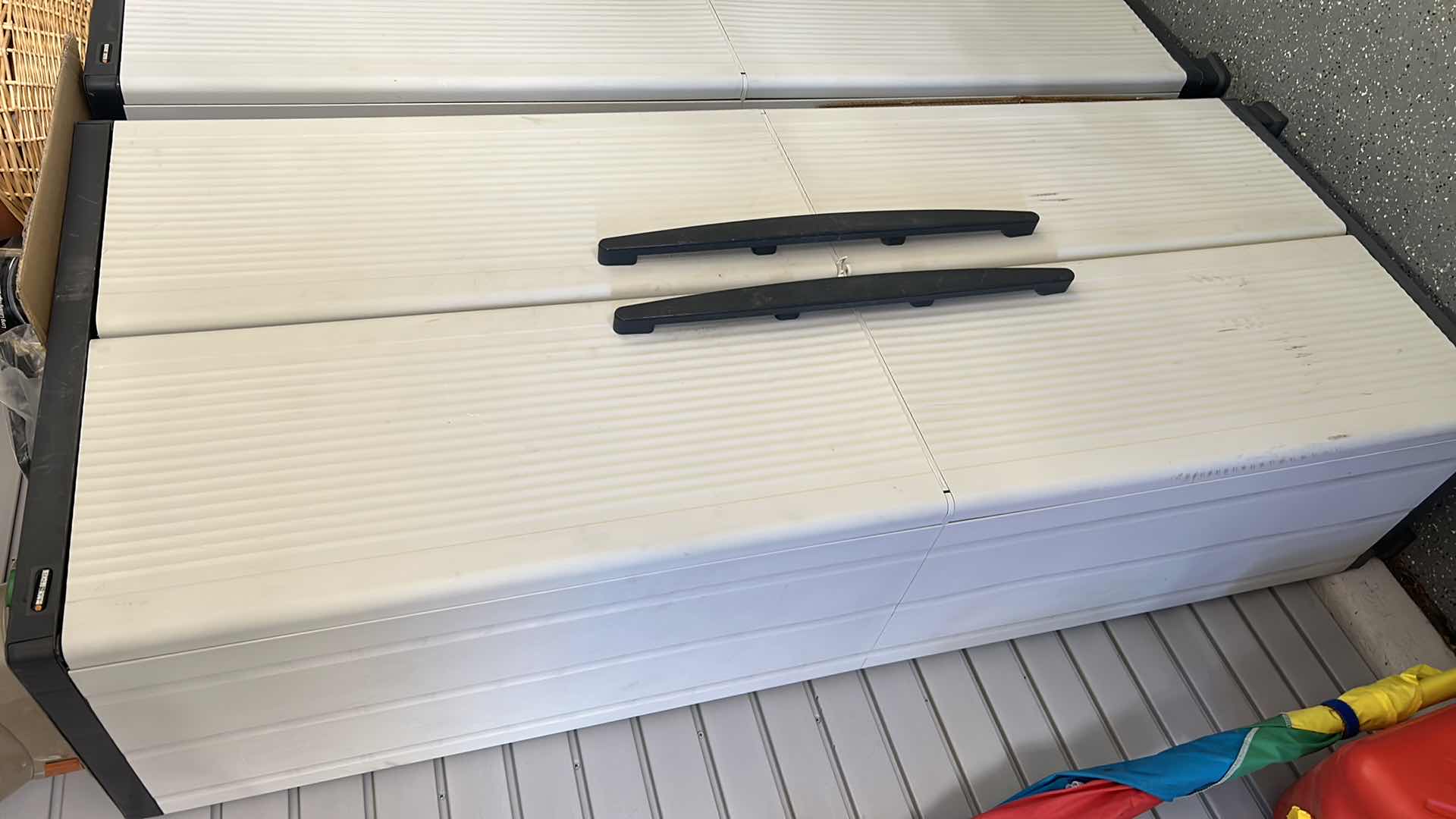 Photo 1 of BLACK AND DECKER STORAGE UNIT WITH CONTENTS 27” x 15” x H67.5”