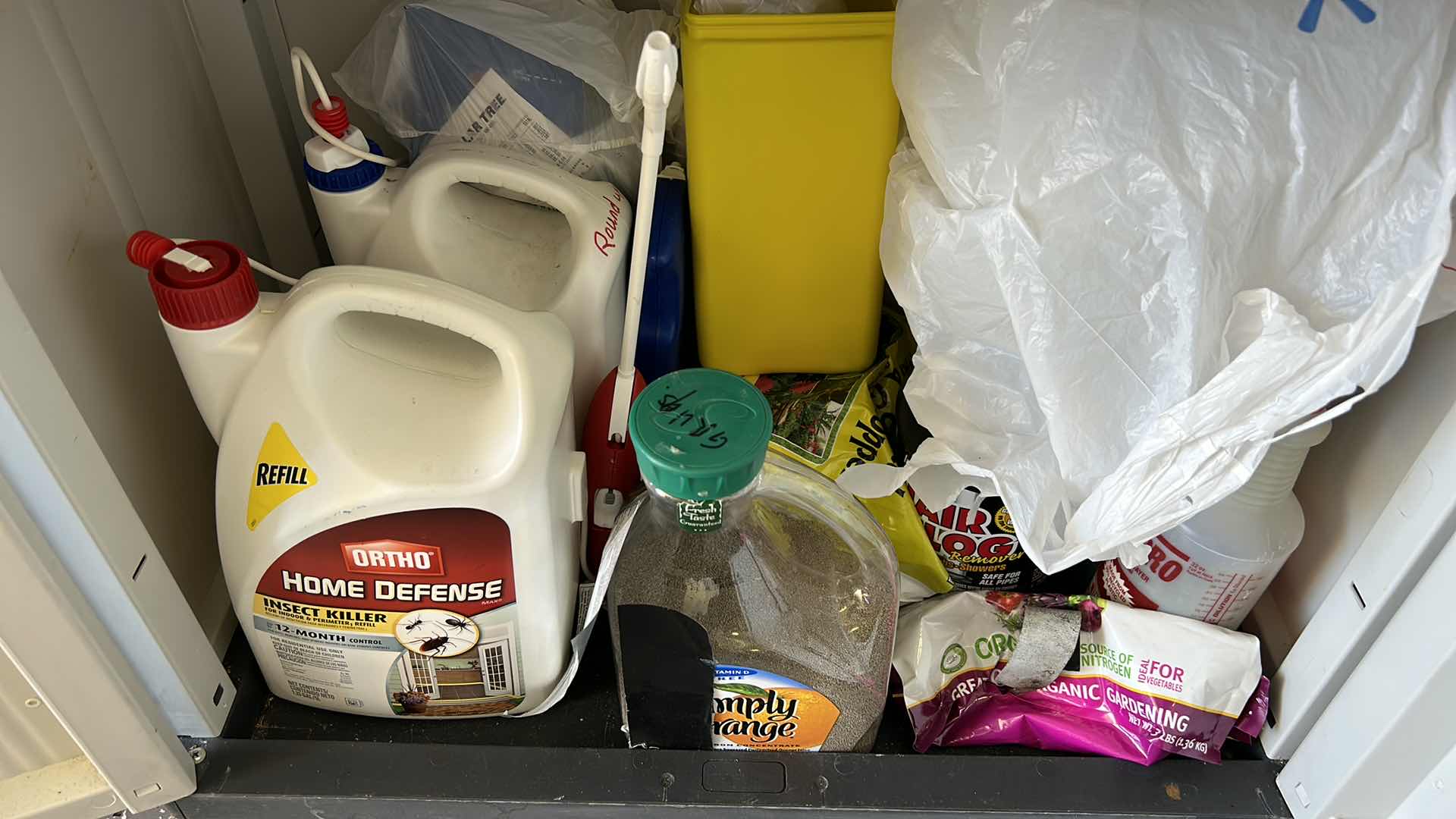 Photo 1 of BLACK AND DECKER STORAGE UNIT WITH CONTENTS 27” x 15” x H67.5”