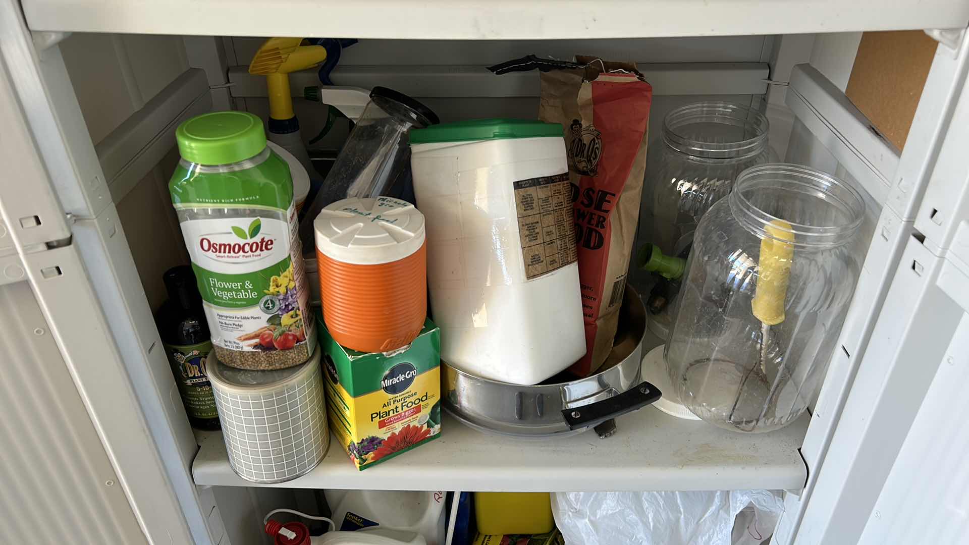 Photo 1 of BLACK AND DECKER STORAGE UNIT WITH CONTENTS 27” x 15” x H67.5”