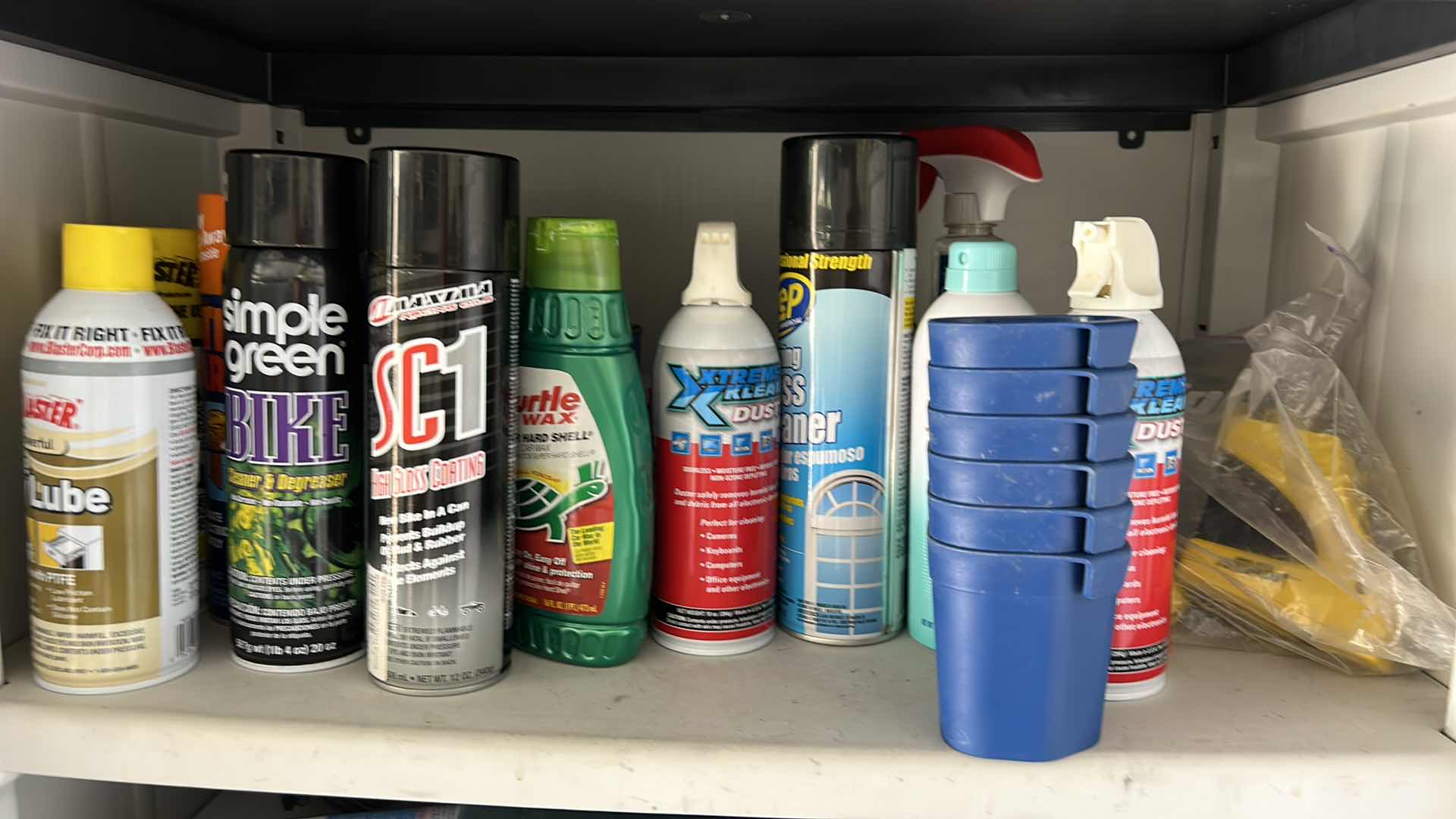 Photo 1 of BLACK AND DECKER STORAGE UNIT WITH CONTENTS 27” x 15” x H67.5”