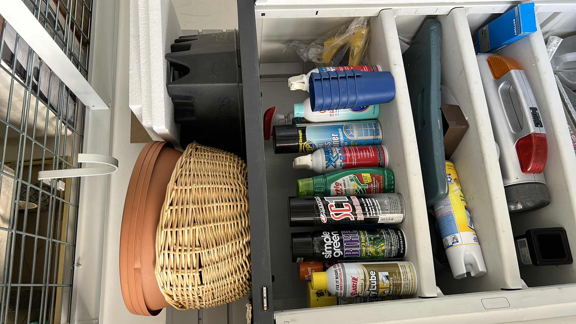 Photo 2 of BLACK AND DECKER STORAGE UNIT WITH CONTENTS 27” x 15” x H67.5”