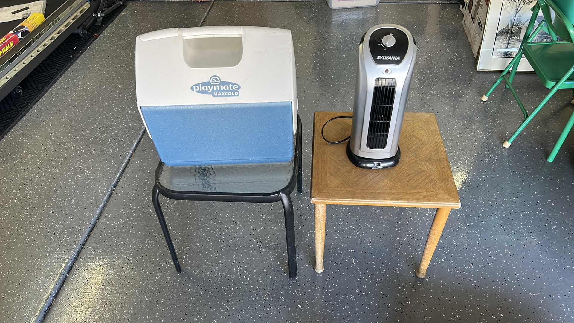 Photo 10 of MISC OUTDOOR ASSORTMENT AND TWO SMALL TABLES