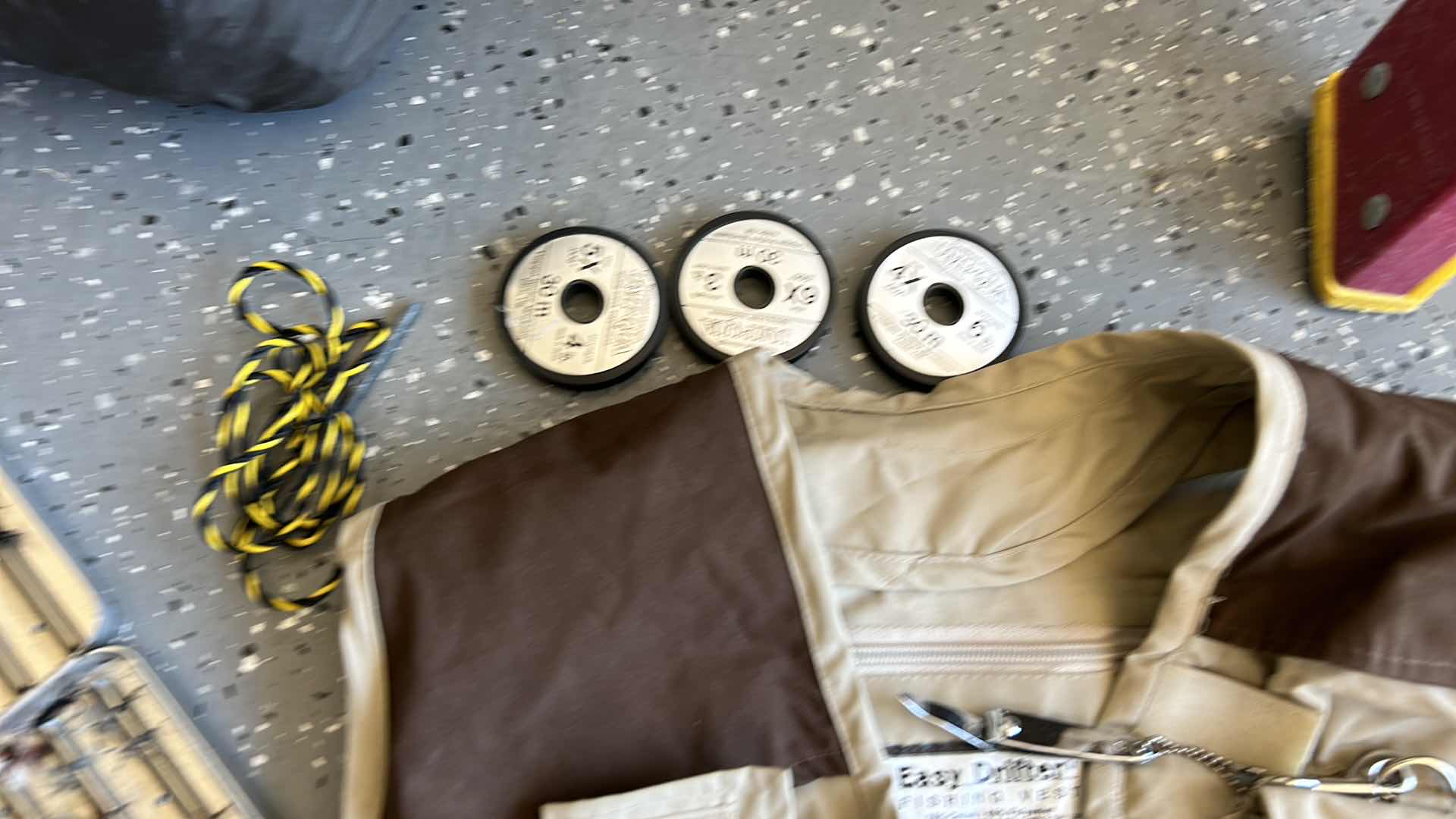 View 6 of Fishing vest and fishing gear