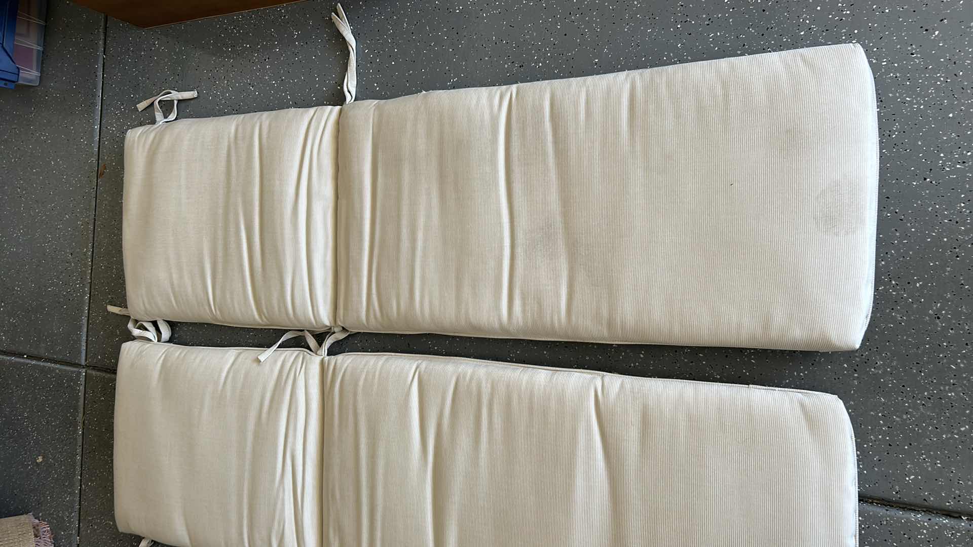 Photo 3 of 2  off-white chaise lounge pads