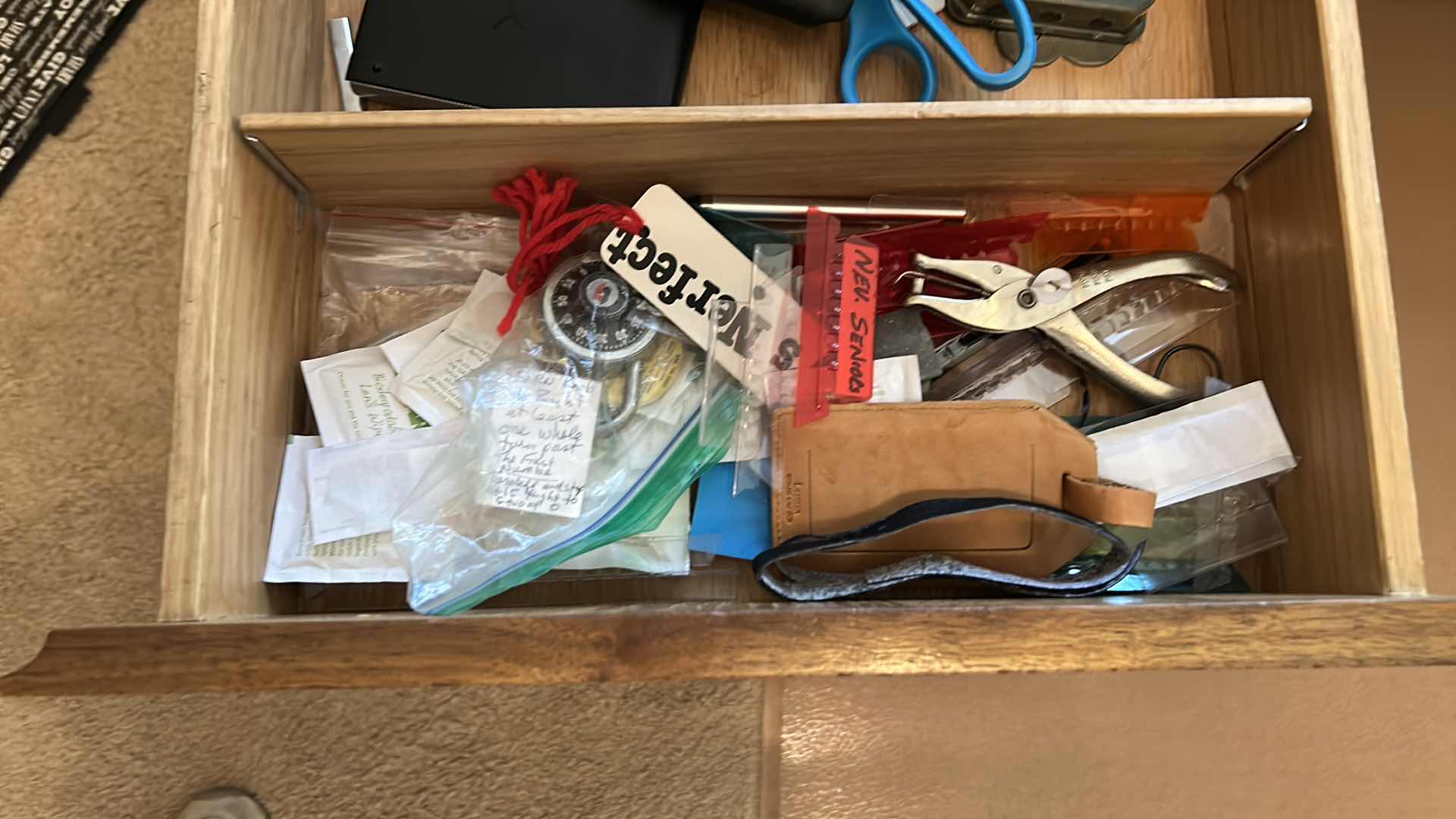 Photo 5 of Contents of two drawers in desk