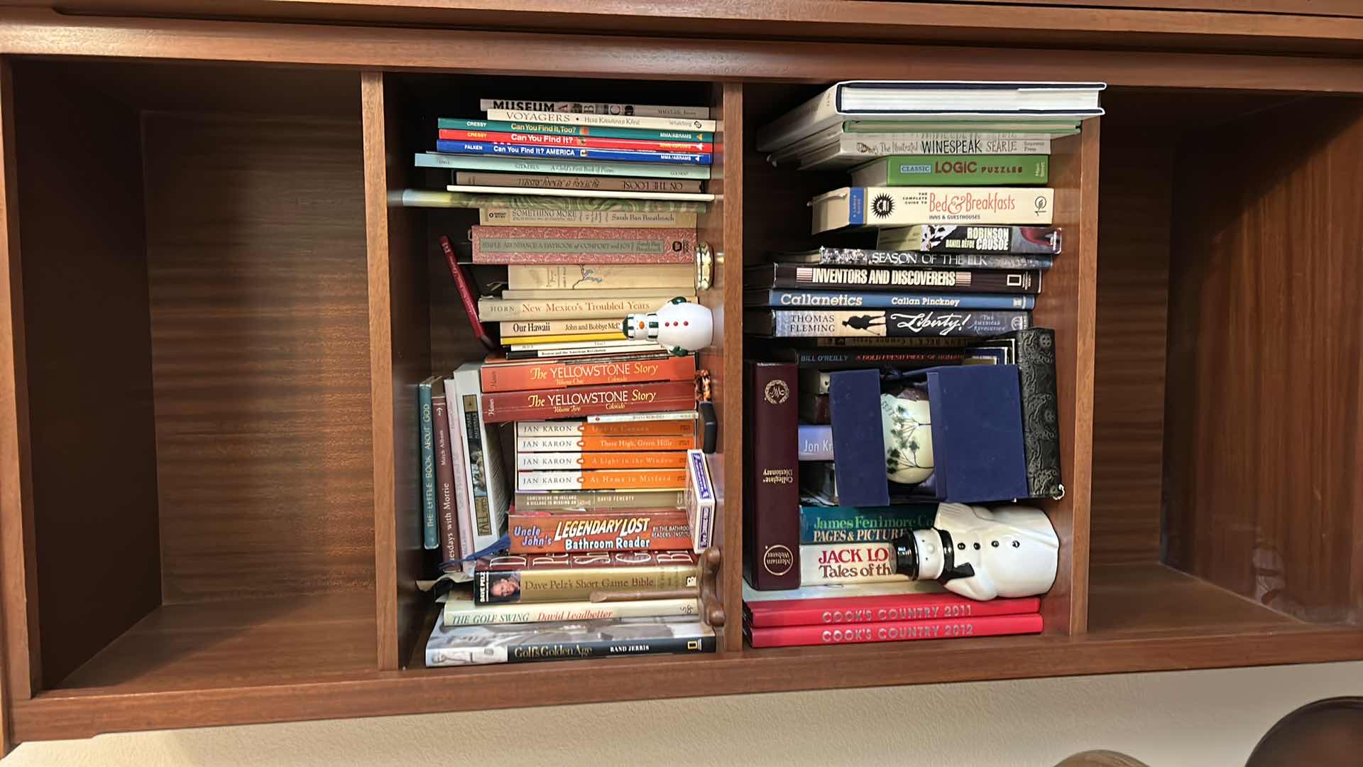 Photo 1 of Contents of two bookshelves