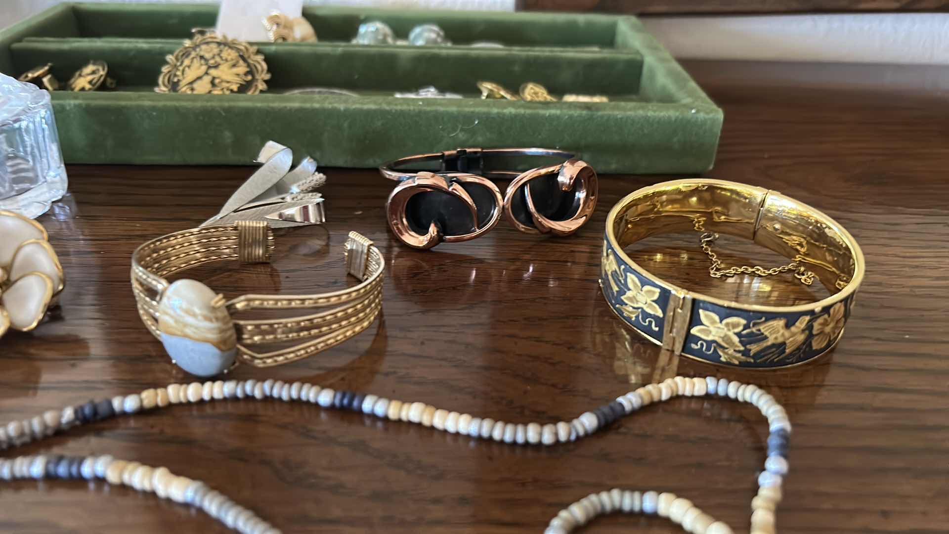 Photo 1 of COSTUME JEWELRY ASSORTMENT AND TRINKET BOXES