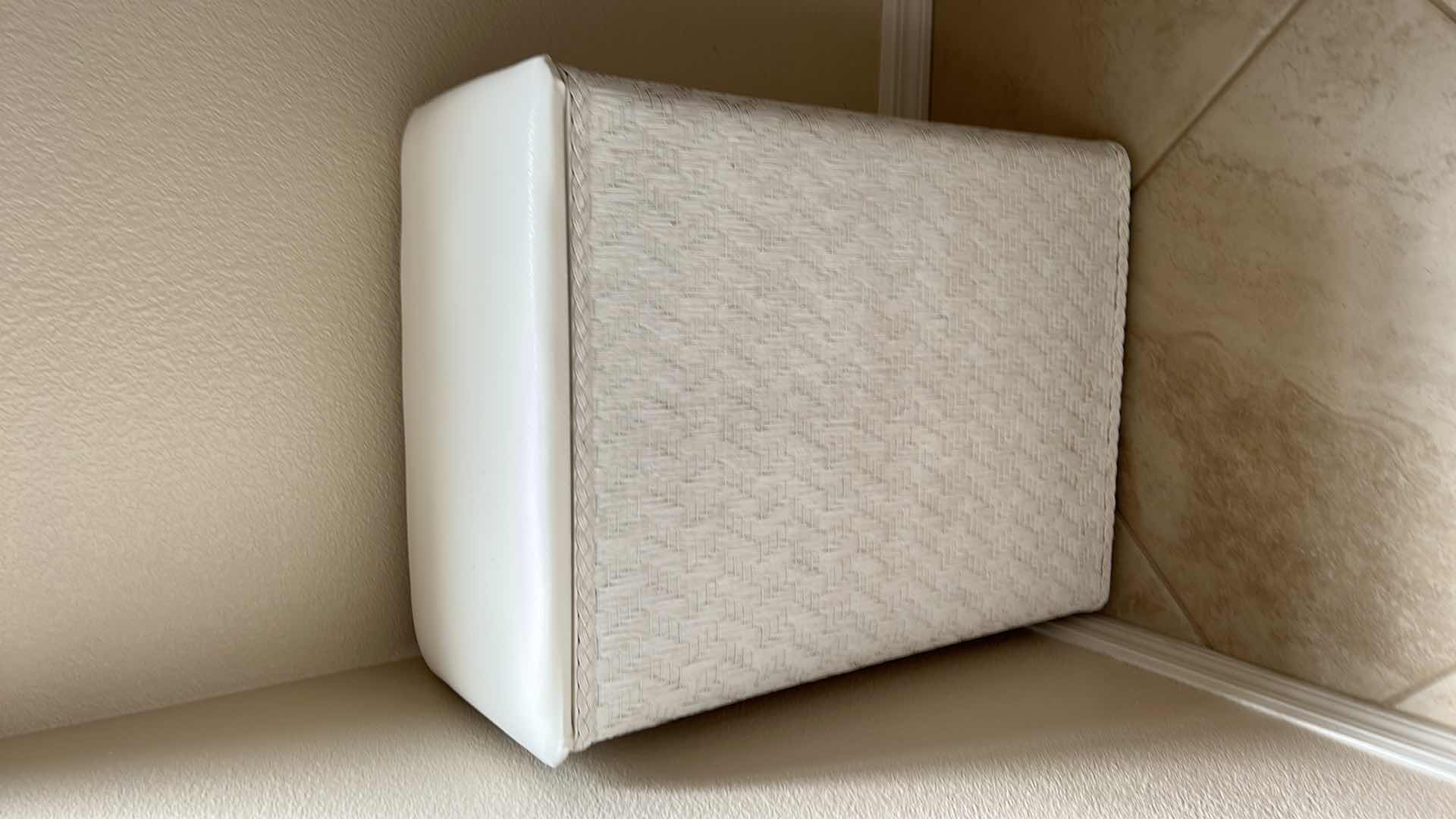 Photo 1 of Bathroom assortment - hamper, waste basket and more