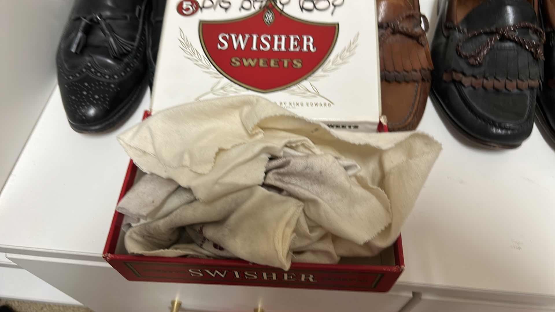 Photo 6 of Men’s shoes, size 11, with cleaning, accessories and polish