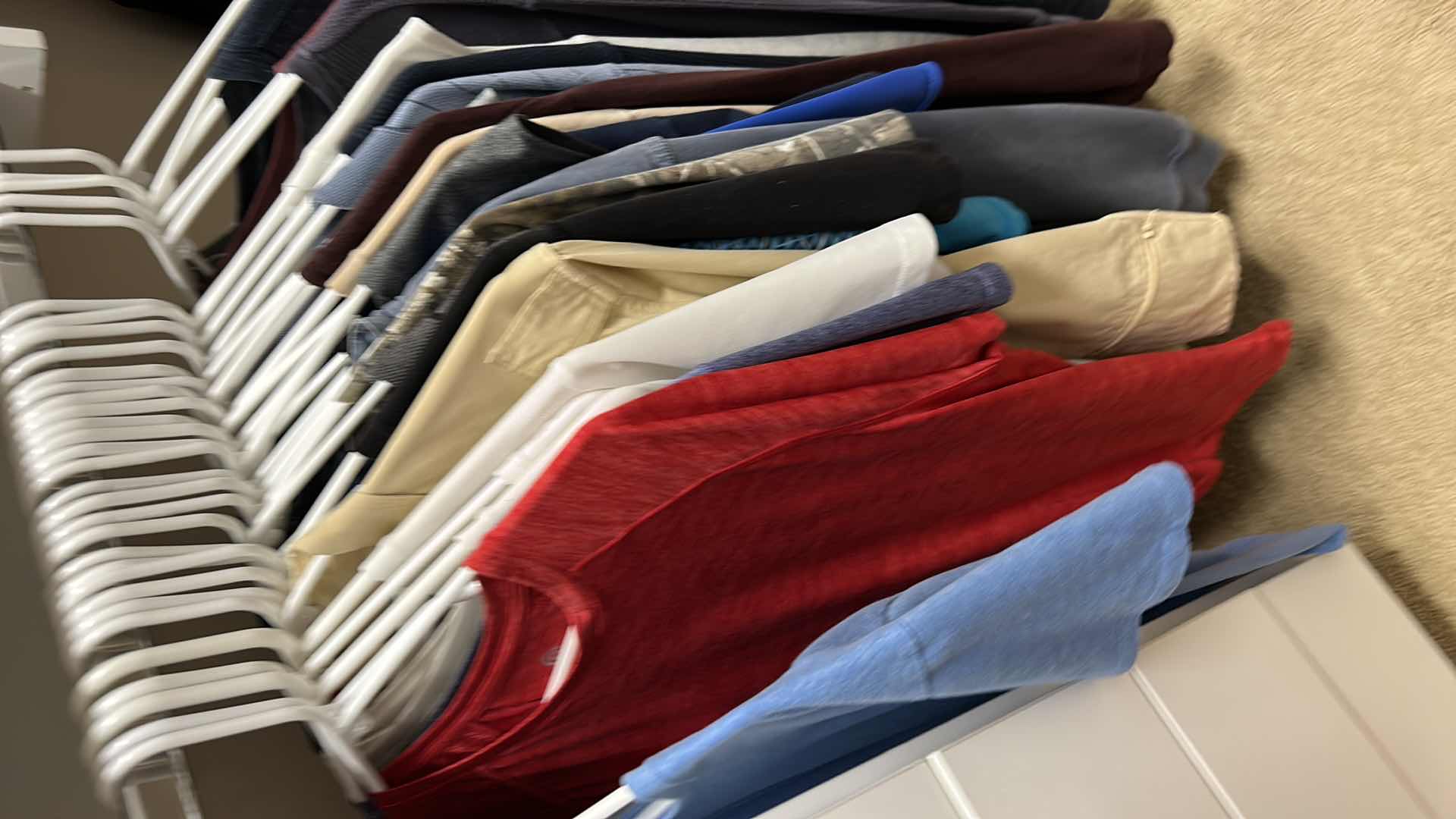 Photo 1 of Men’s clothing assortment, mostly size large