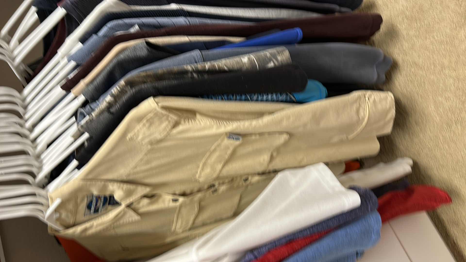 Photo 1 of Men’s clothing assortment, mostly size large