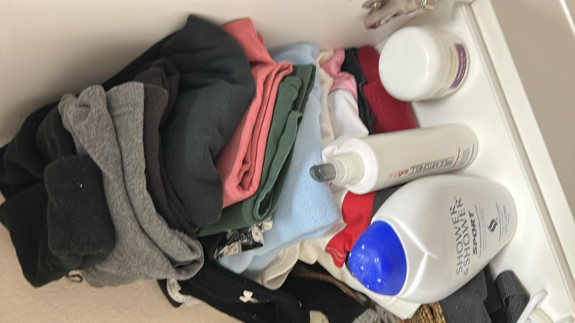 View 4 of Contents of cabinet in walk-in closet