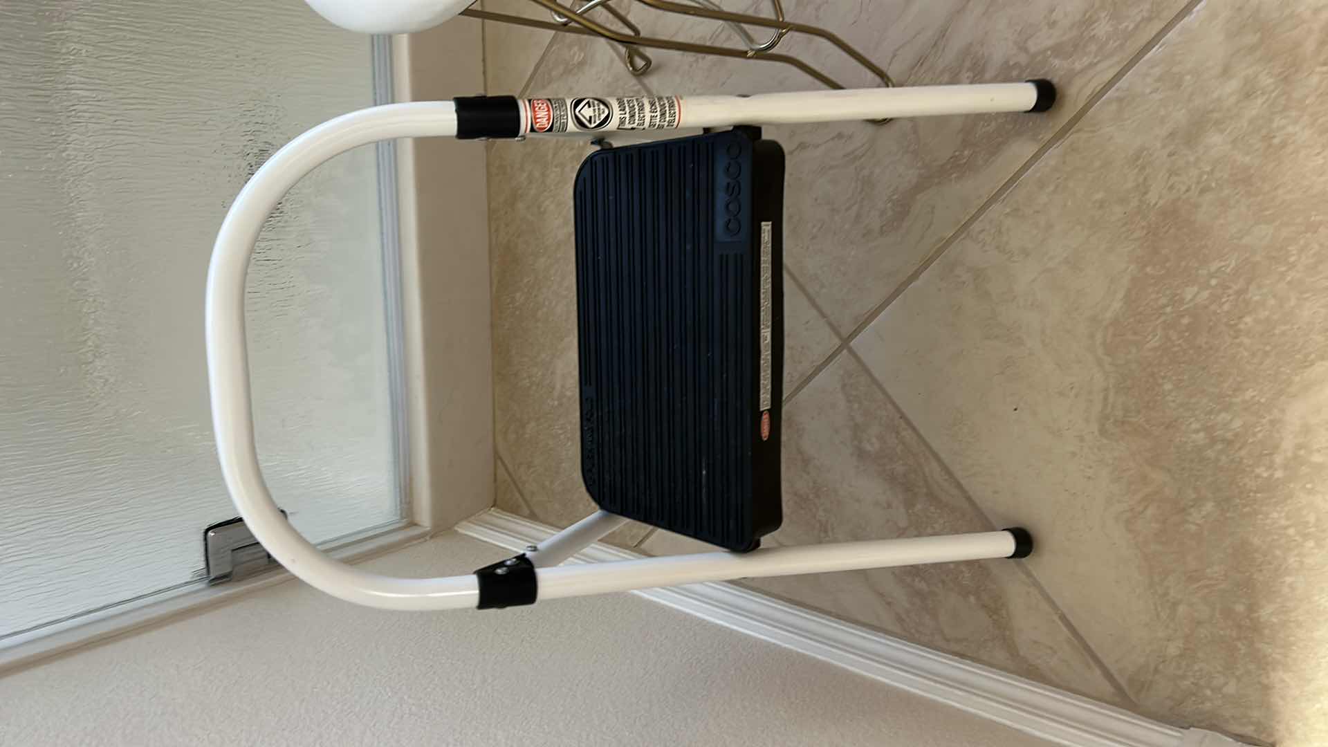 Photo 1 of 3 stools - stepstool, vanity stool, and shower stool