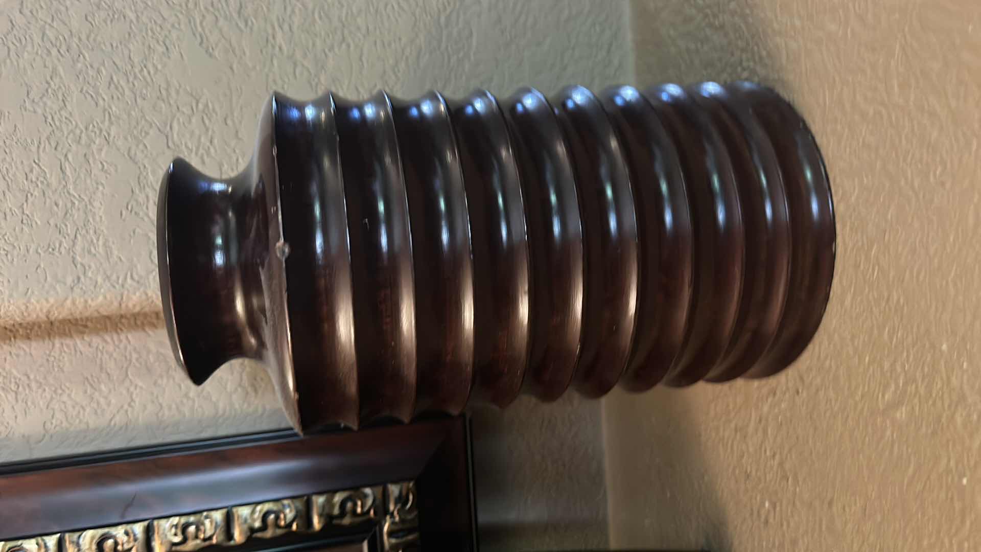 Photo 1 of 3 PC HOME DECOR - WOOD VASES (TALLEST 14” x H20”)