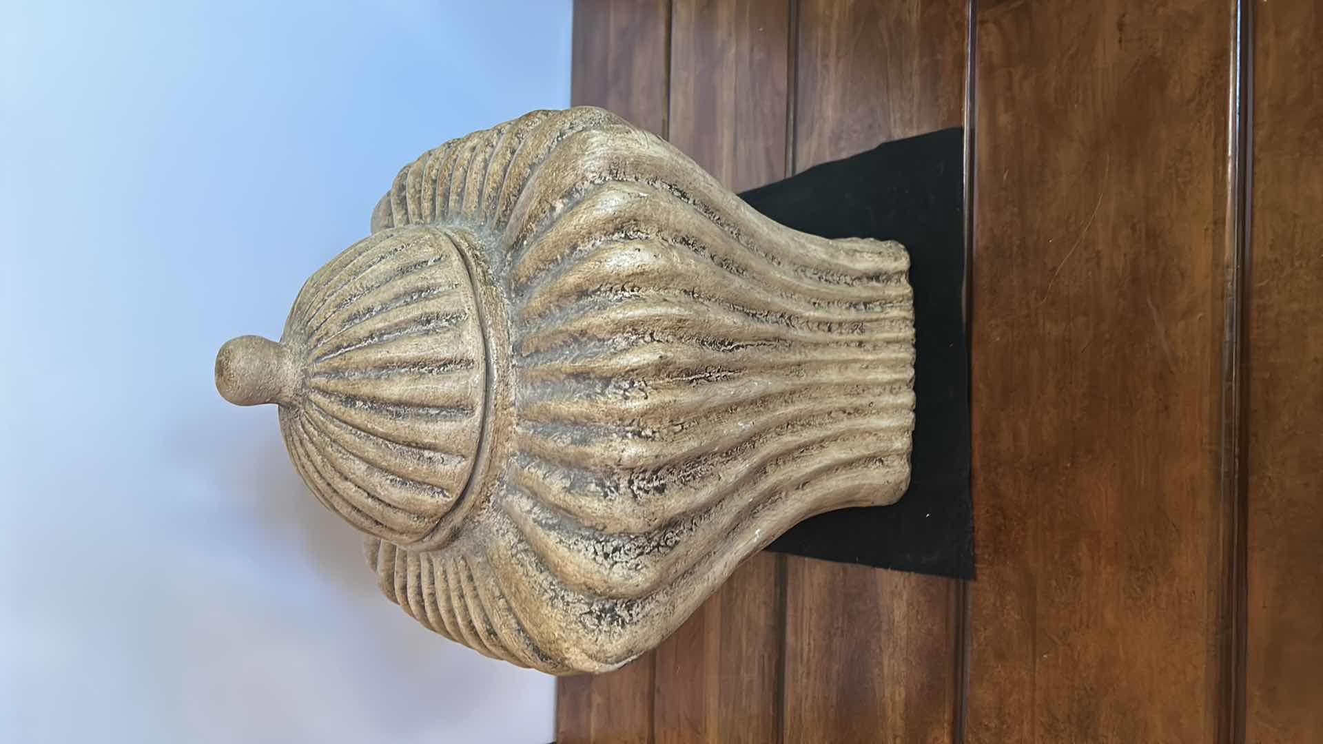 Photo 1 of CERAMIC JAR WITH LID  14” x 16”