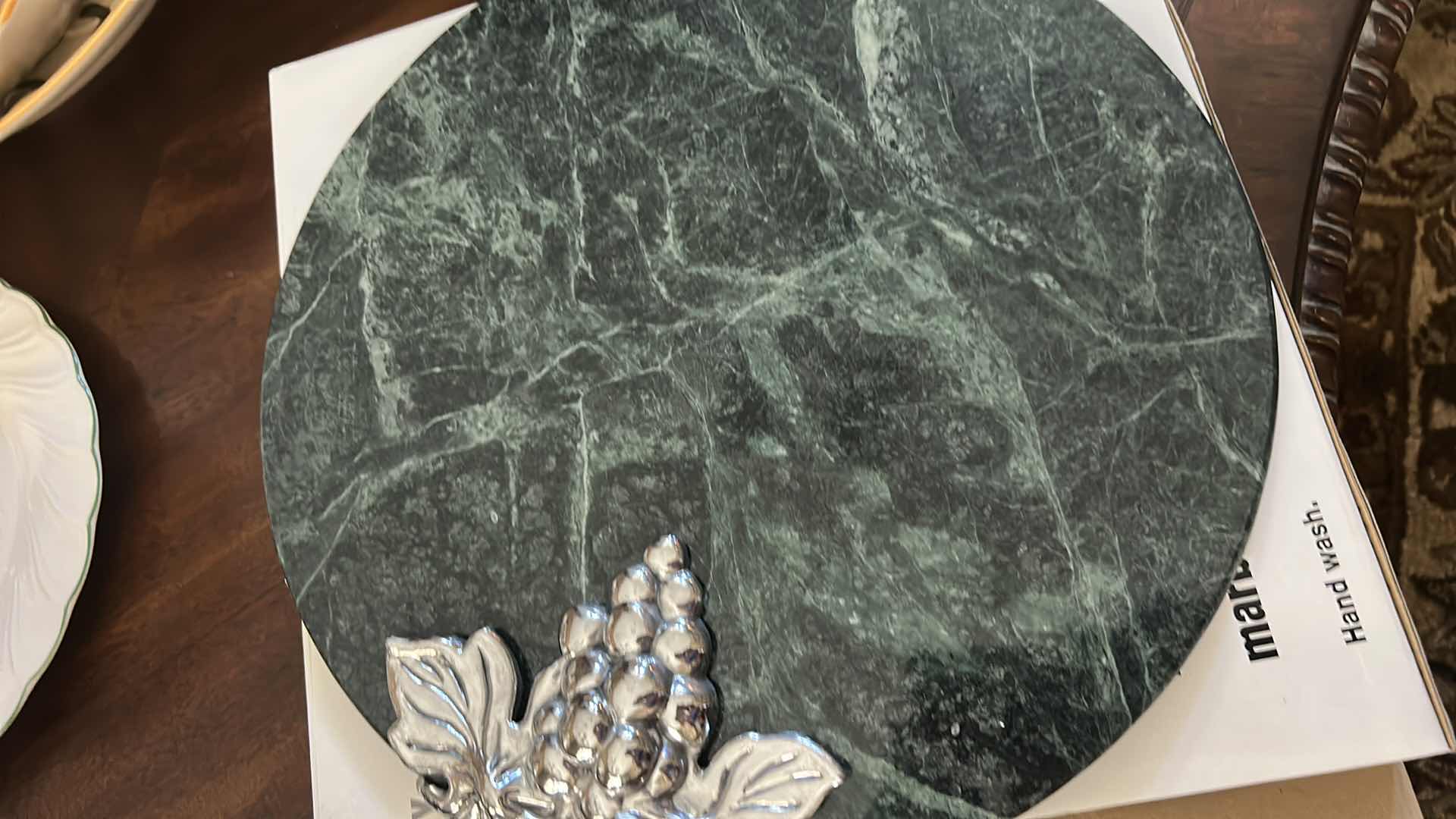 Photo 1 of KITCHEN ACCESSORIES -  "THE SELLER" 14" MARBLE LAZY SUSAN