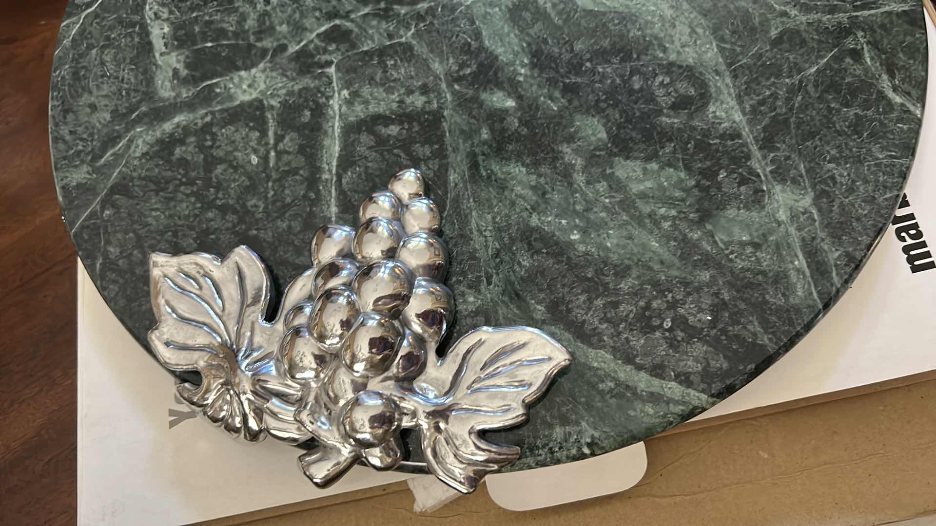 Photo 1 of KITCHEN ACCESSORIES -  "THE SELLER" 14" MARBLE LAZY SUSAN