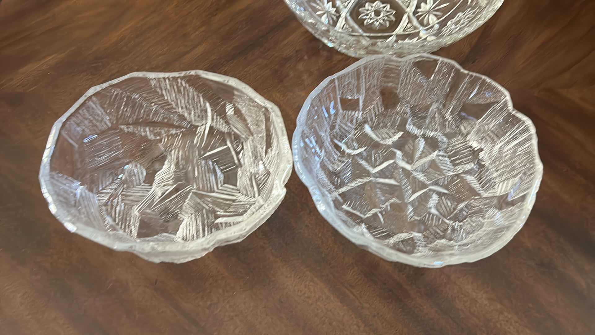 Photo 1 of 5 PC CUT CRYSTAL ASSORTMENT / COLLECTION