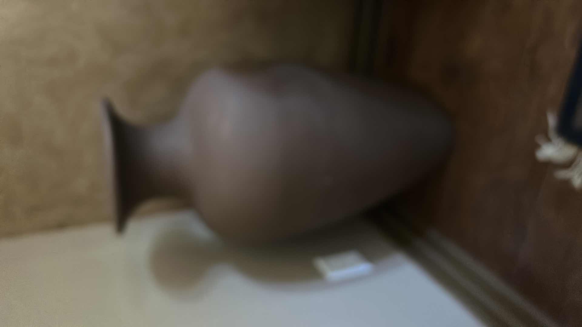 Photo 1 of HEAVY BROWN CERAMIC VASE H34"