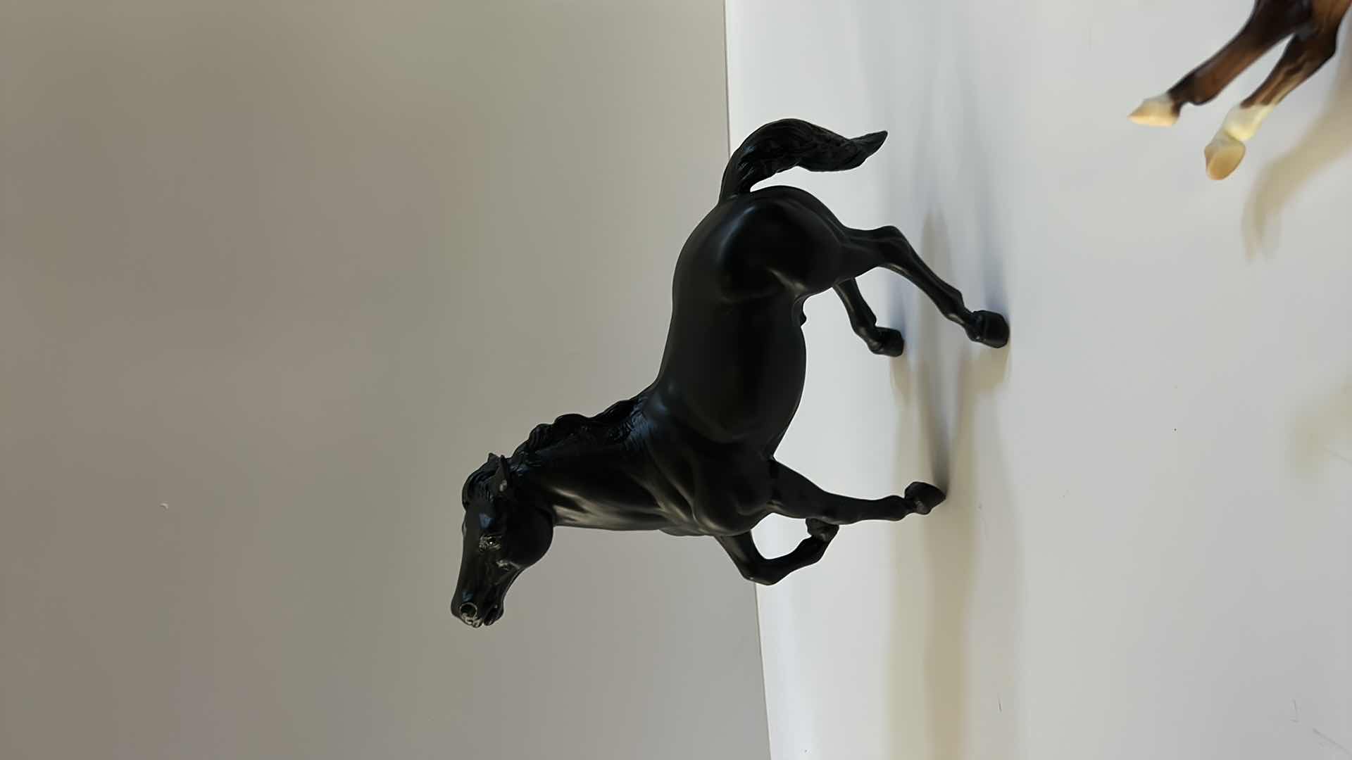 Photo 1 of 3 RESIN HORSE FIGURINES (THE TALLEST IS 10.5")