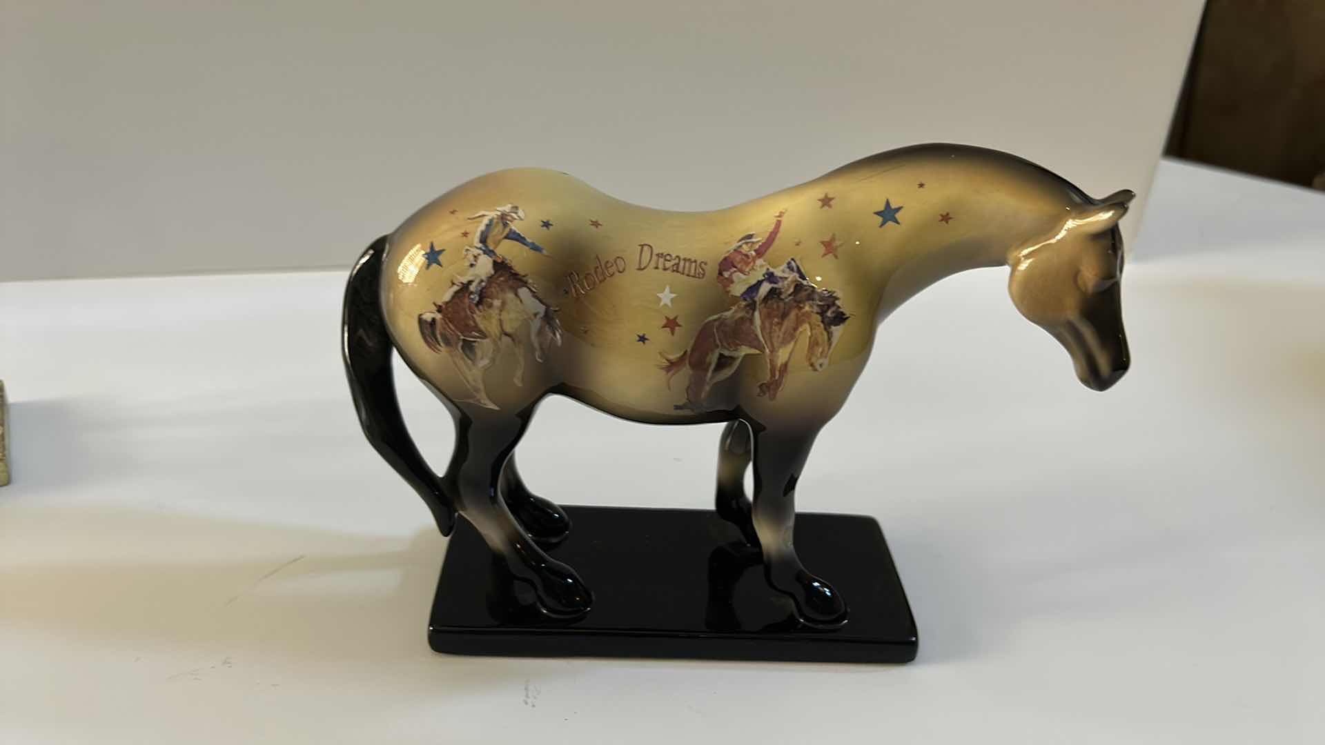 Photo 1 of 2 - COLLECTIBLE HORSE FIGURINES "THE TRAIL OF PAINTED PONIES" 