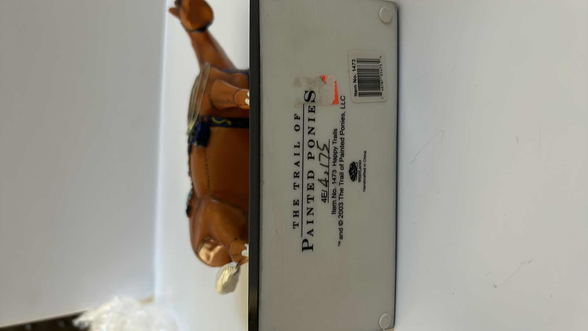 Photo 1 of 2 - NUMBERED COLLECTIBLE HORSE FIGURINES "THE TRAIL OF PAINTED PONIES" 