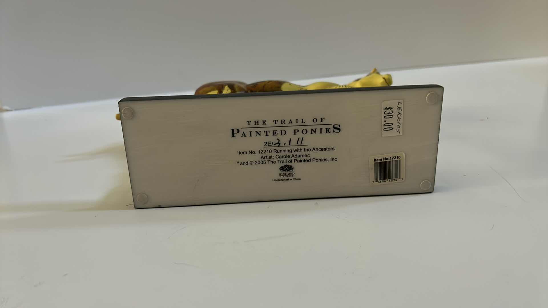 Photo 1 of 3 COLLECTIBLE NUMBERED HORSE FIGURINES "THE TRAIL OF THE PAINTED PONIES" 