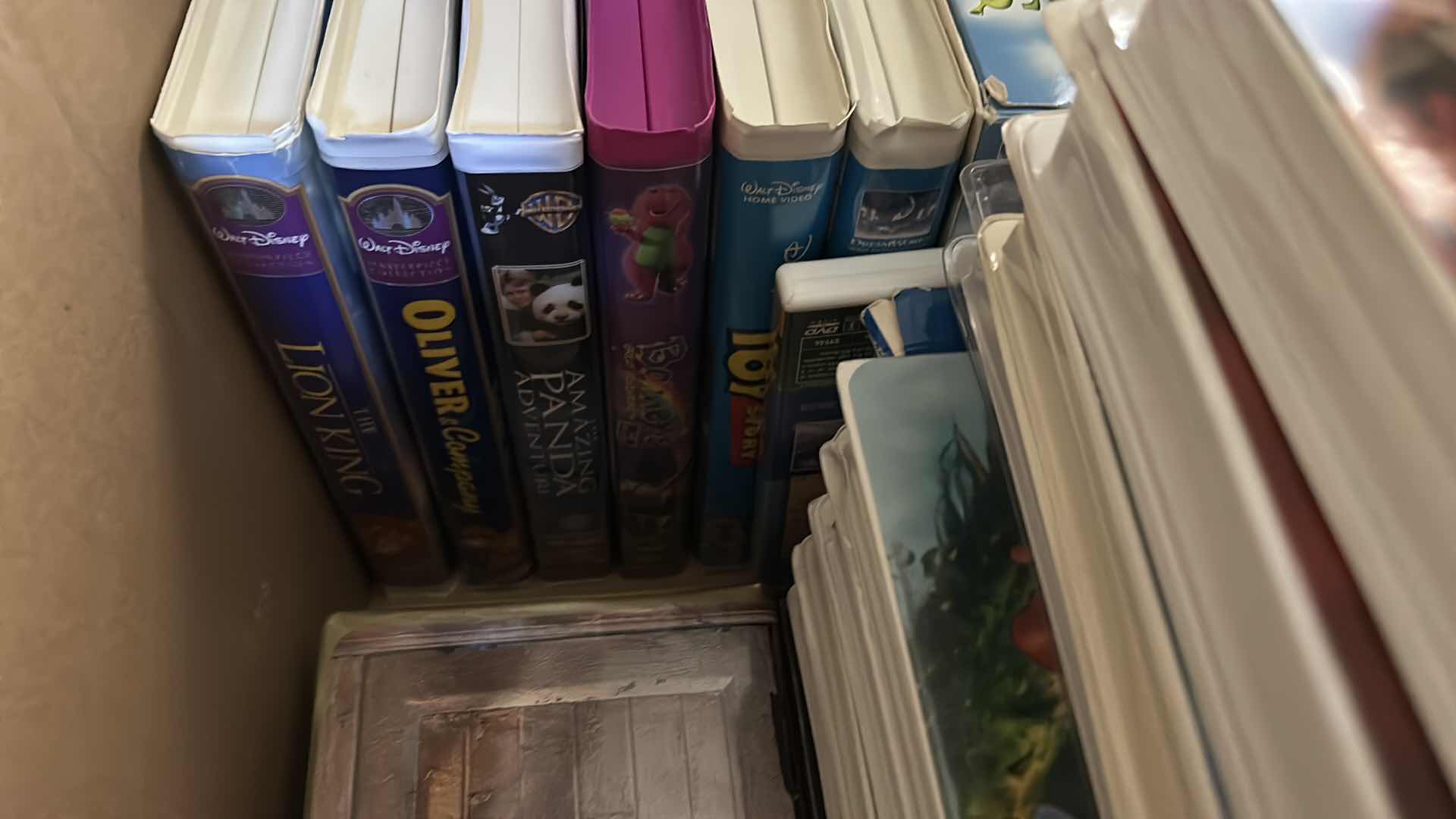 Photo 1 of BOX FULL OF CHILDRENS WALT DISNEY VIDEOS AND MORE 