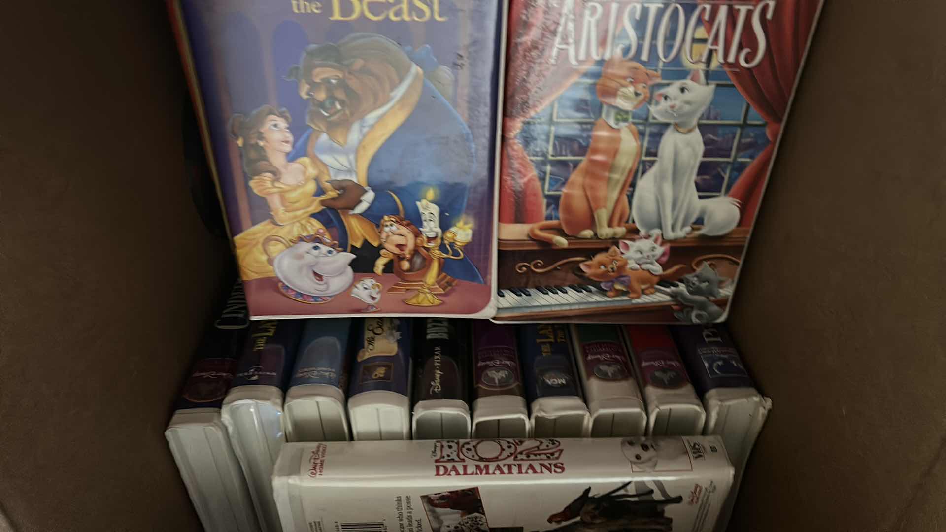 Photo 1 of BOX FULL OF CHILDRENS WALT DISNEY VIDEOS AND MORE 